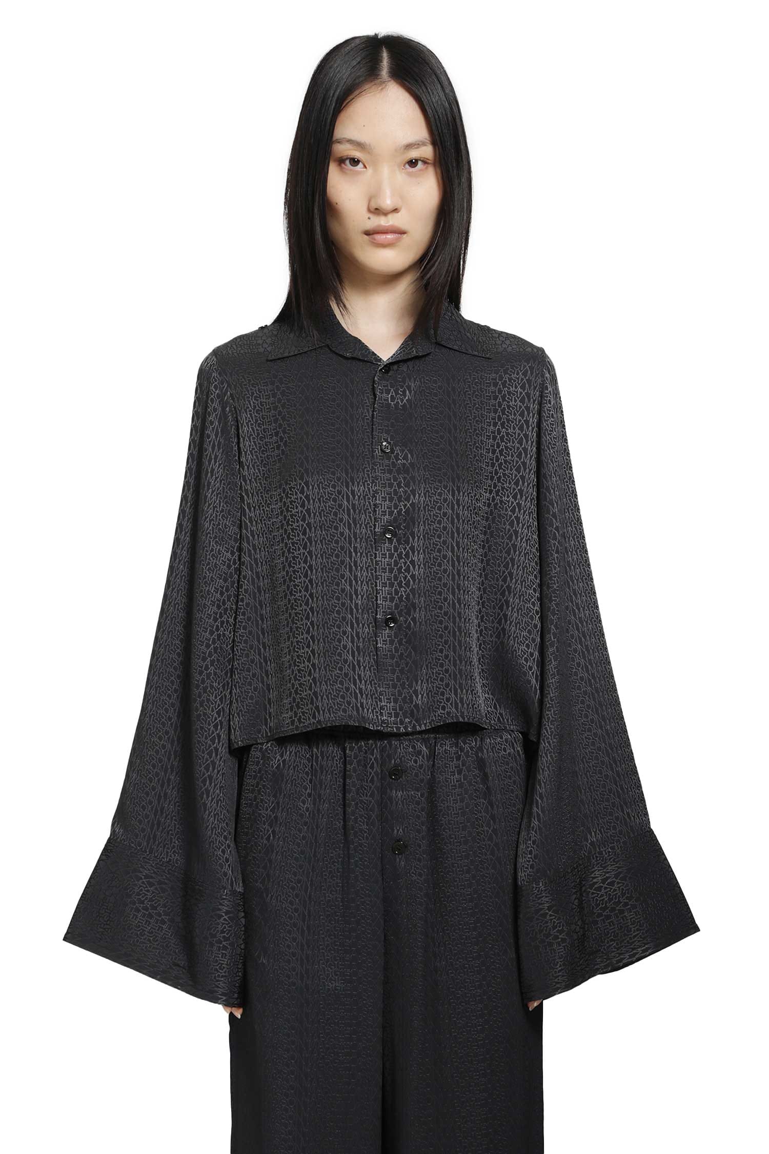 MM6 Maison Margiela Viscose Blend Jacquard Shirt