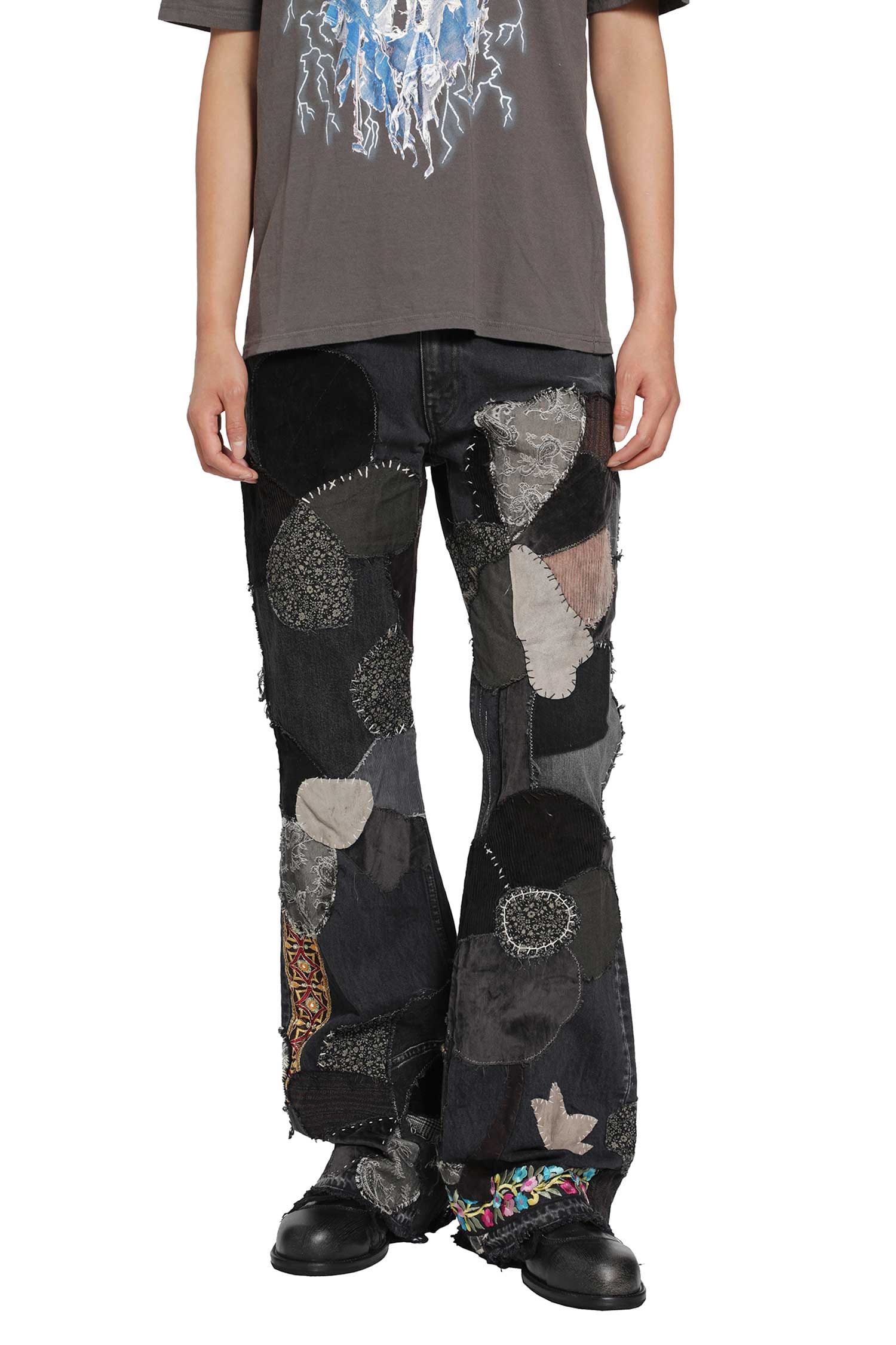 KAPITAL 14oz x Denim 5P RAT Flare Pants