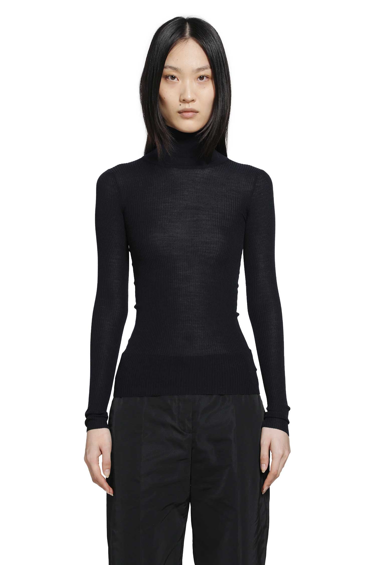Jil Sander Lightweight Wool High-Neck Sweater