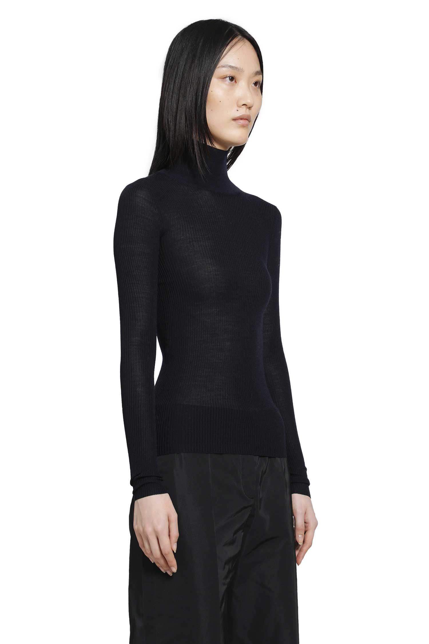 Jil Sander Lightweight Wool High-Neck Sweater