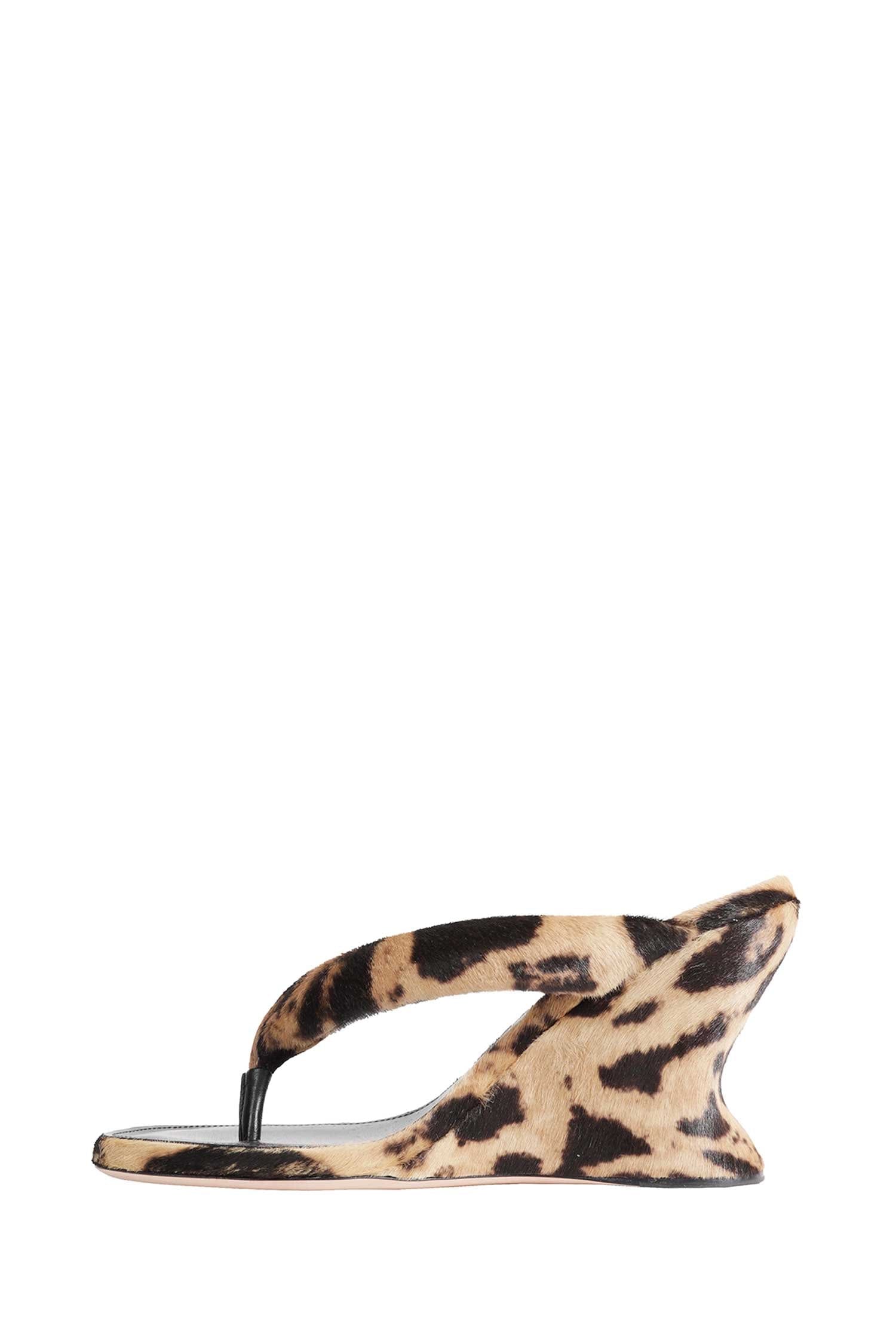 Balenciaga Greta Wedge Thong Sandals