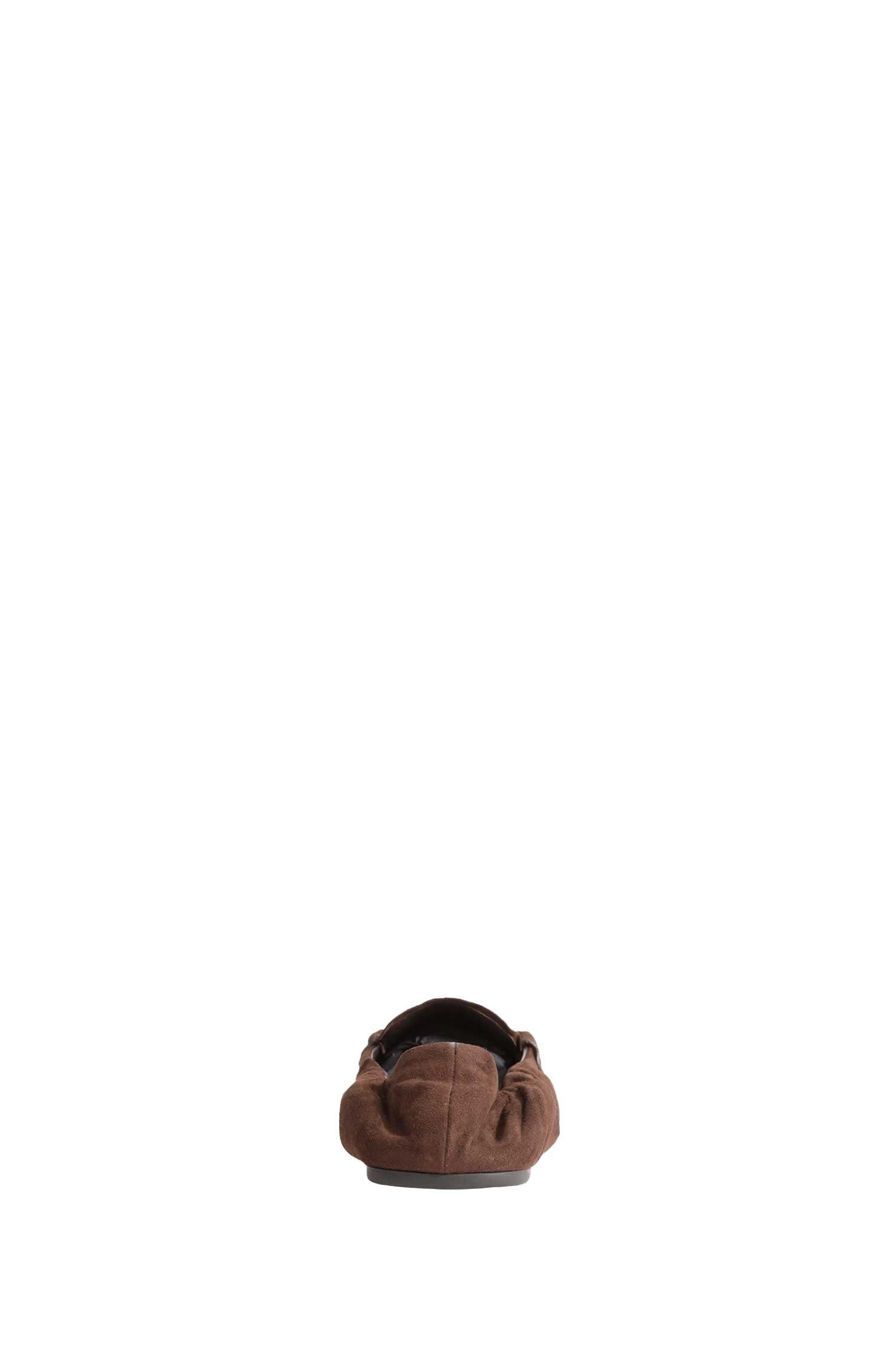 Miu Miu Ruches Suede Loafers