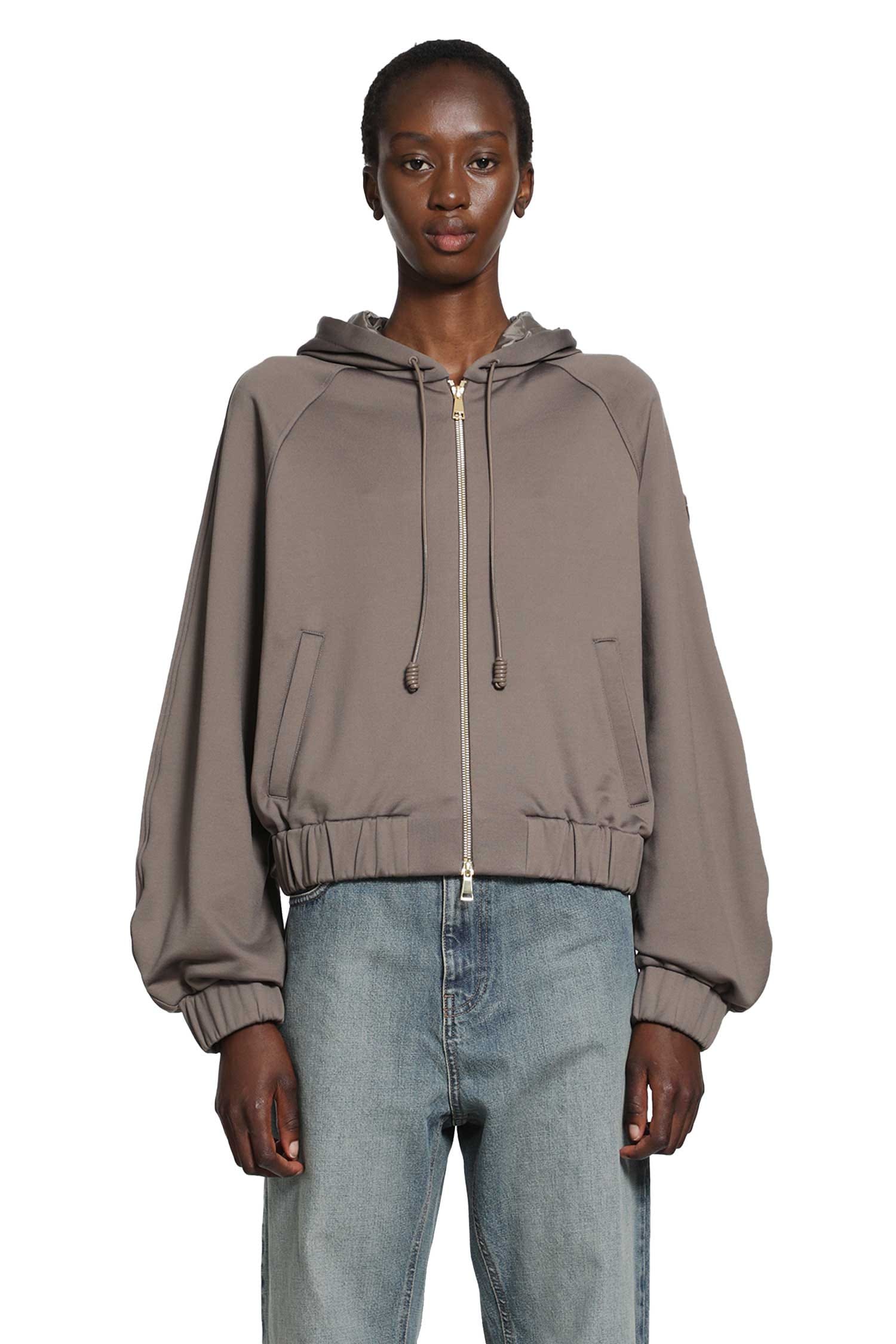 Moncler Fleece Zip Up Hoodie