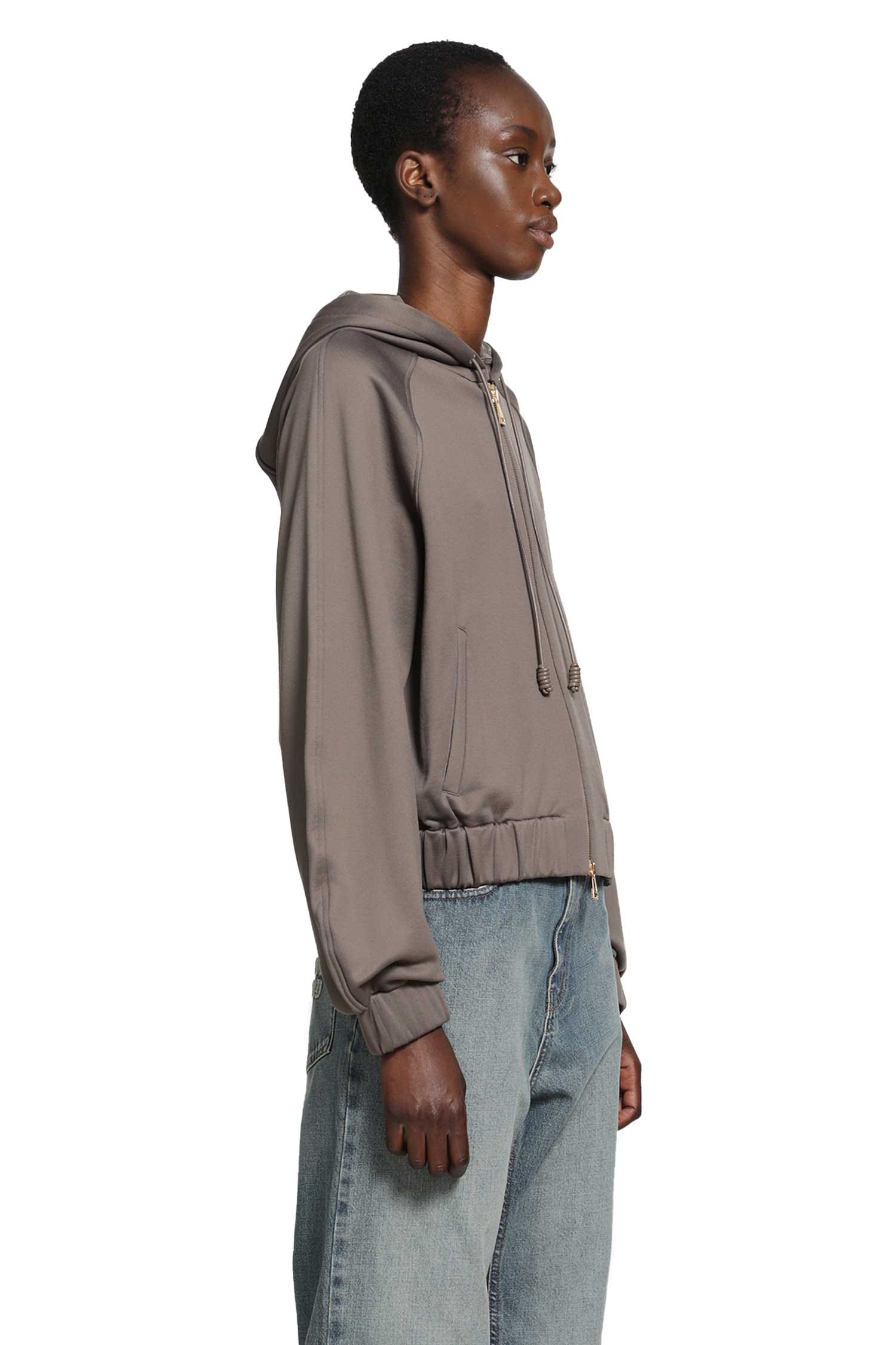 Moncler Fleece Zip Up Hoodie