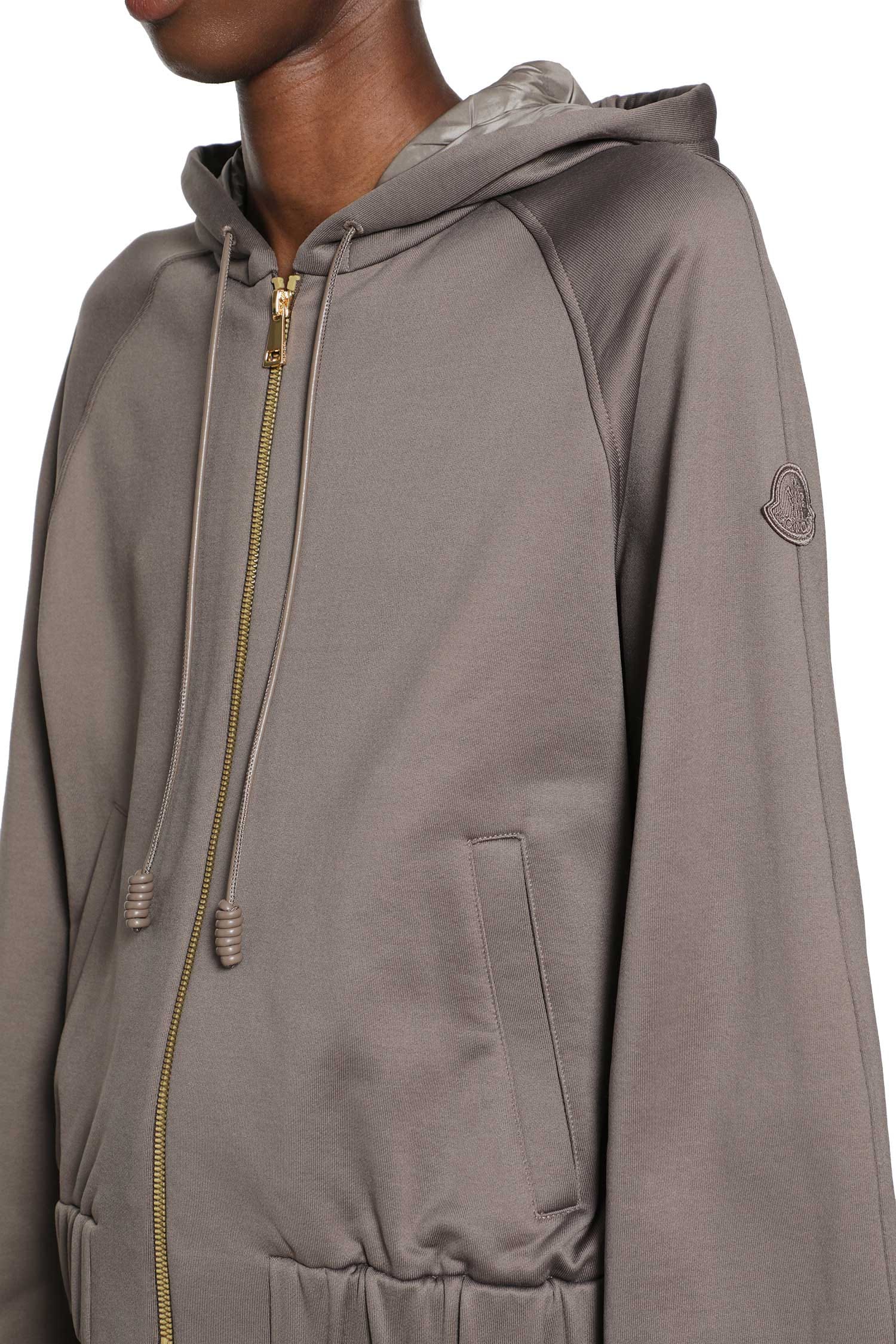 Moncler Fleece Zip Up Hoodie