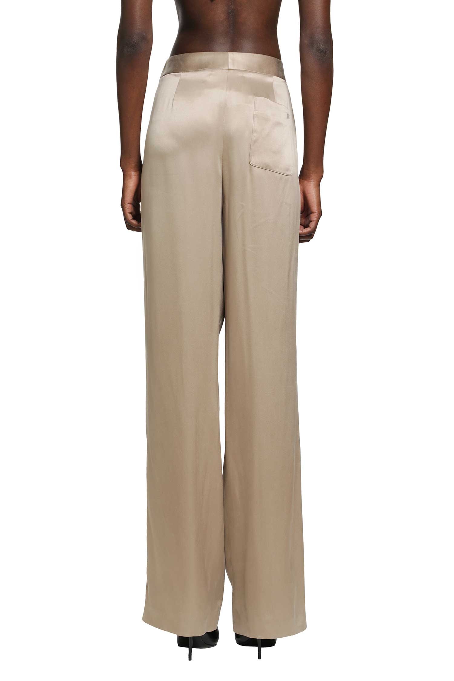 TOM FORD Silk Satin Double Pleat Pants