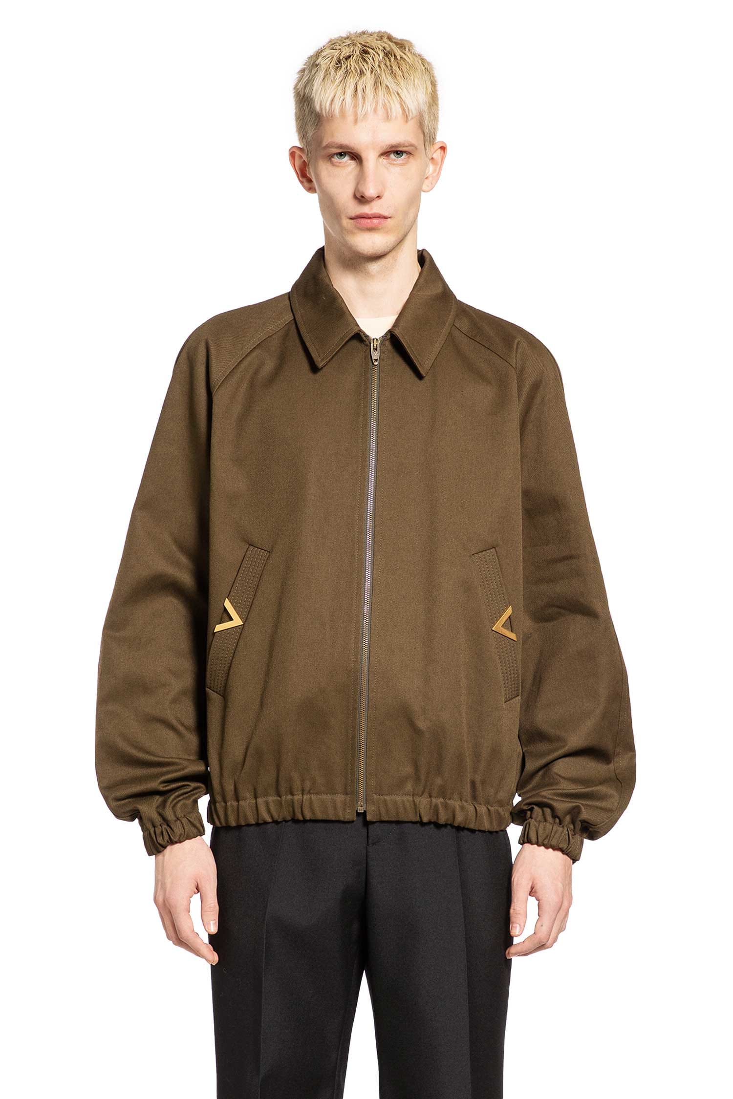 Valentino Nylon Cotton Harrington Jacket