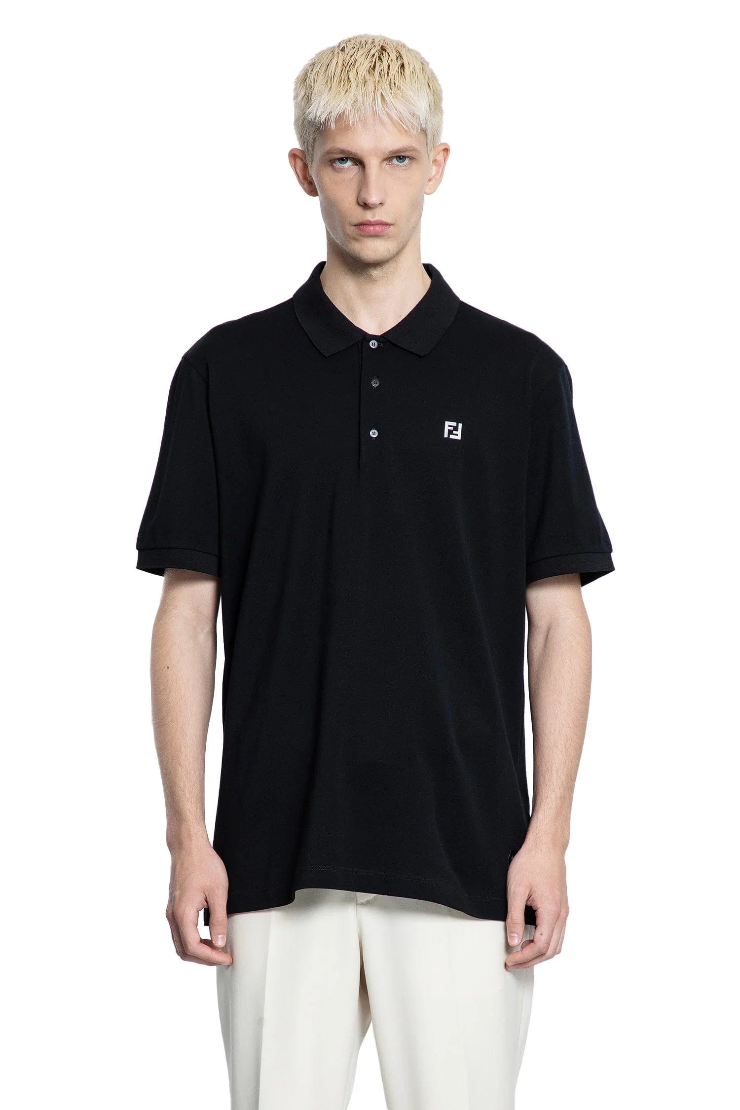 Fendi FF Cotton Piqué Polo Shirt