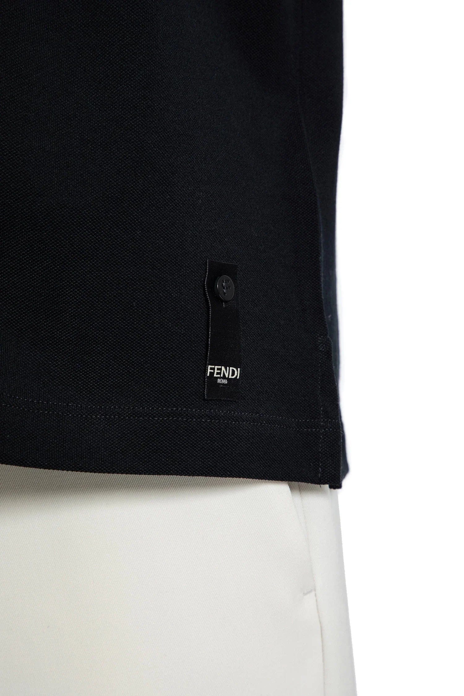 Fendi FF Cotton Piqué Polo Shirt