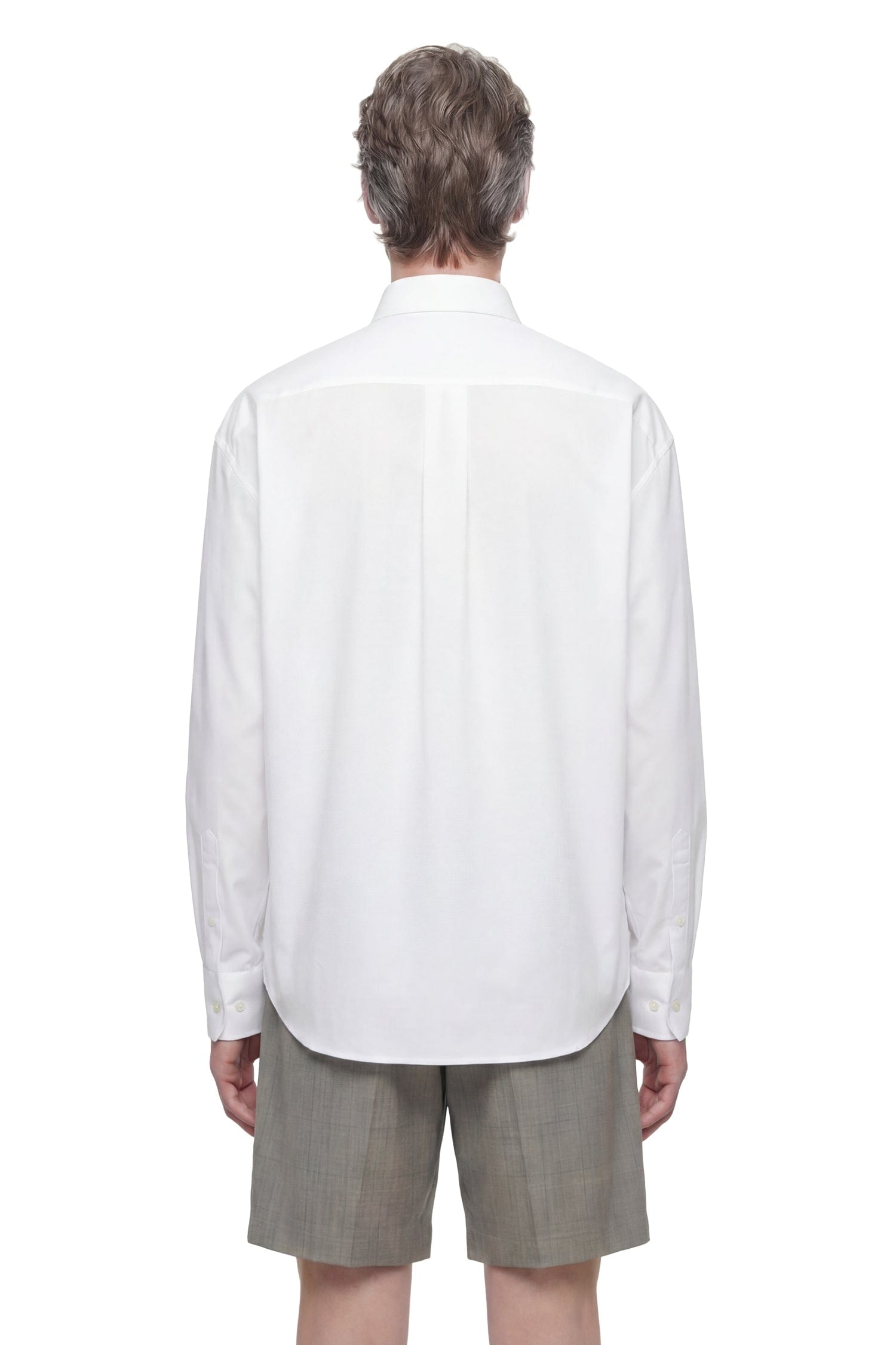 Hed Mayner Cotton Poplin Long Sleeve Shirt