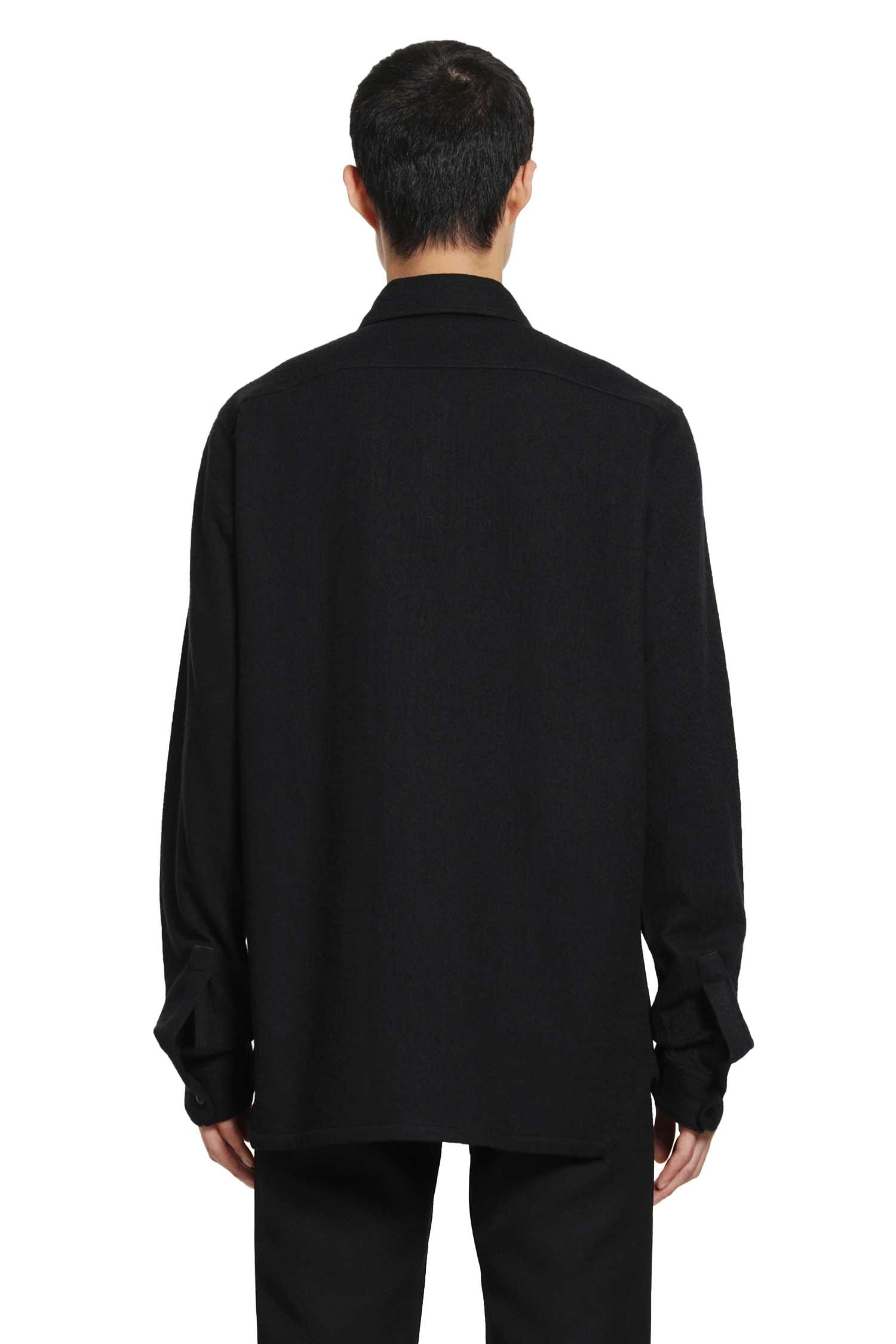 Rick Owens Temple Work Shirt in Warm Felt