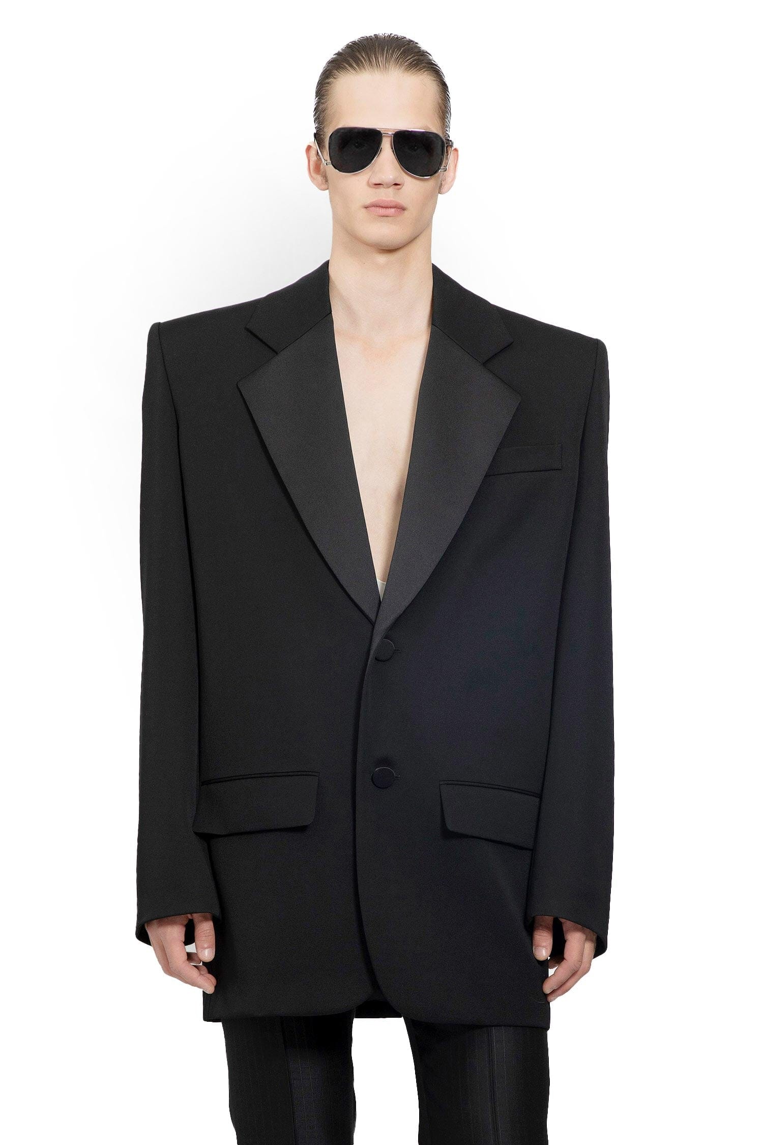 Saint Laurent Oversized Tuxedo Blazer