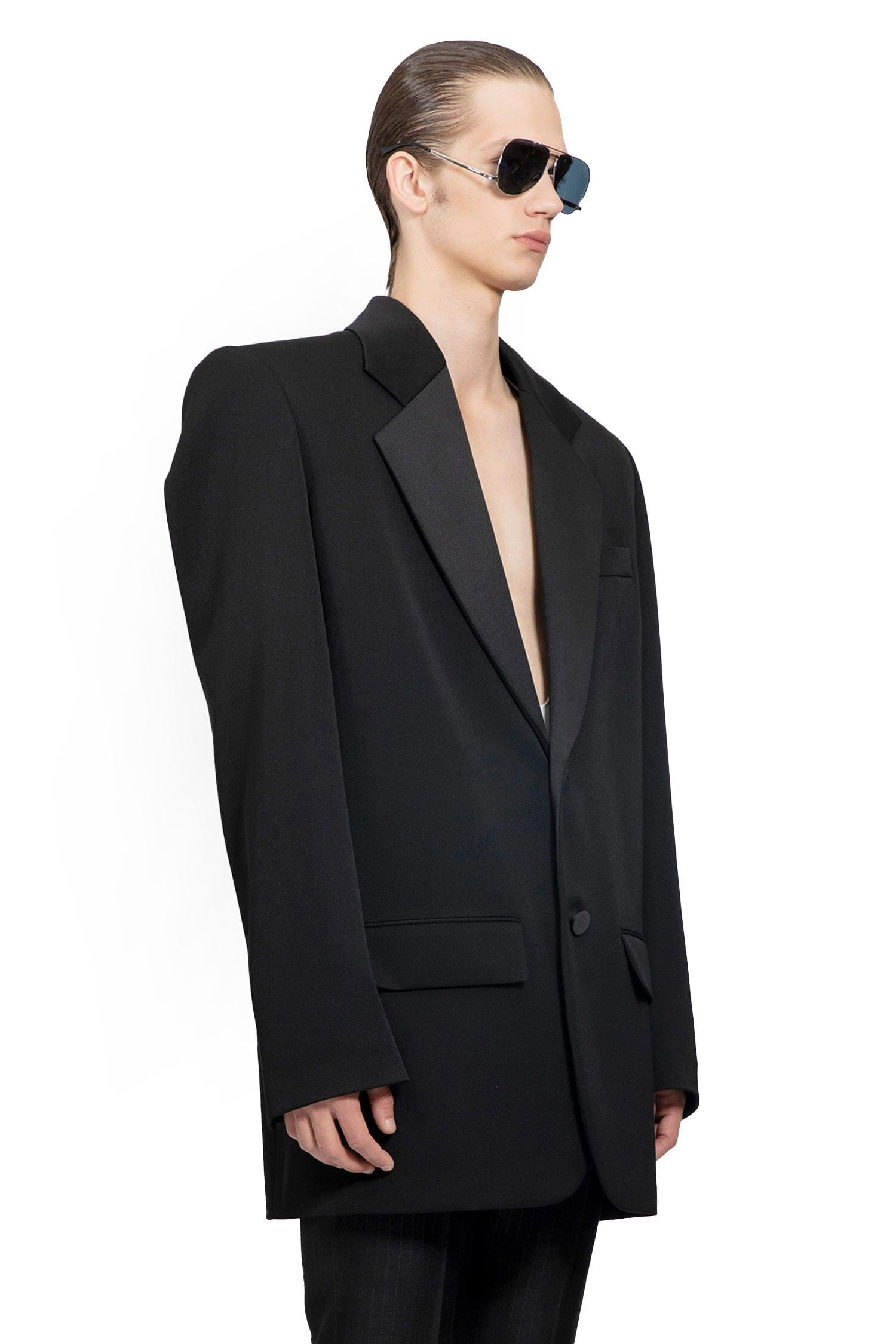 Saint Laurent Oversized Tuxedo Blazer