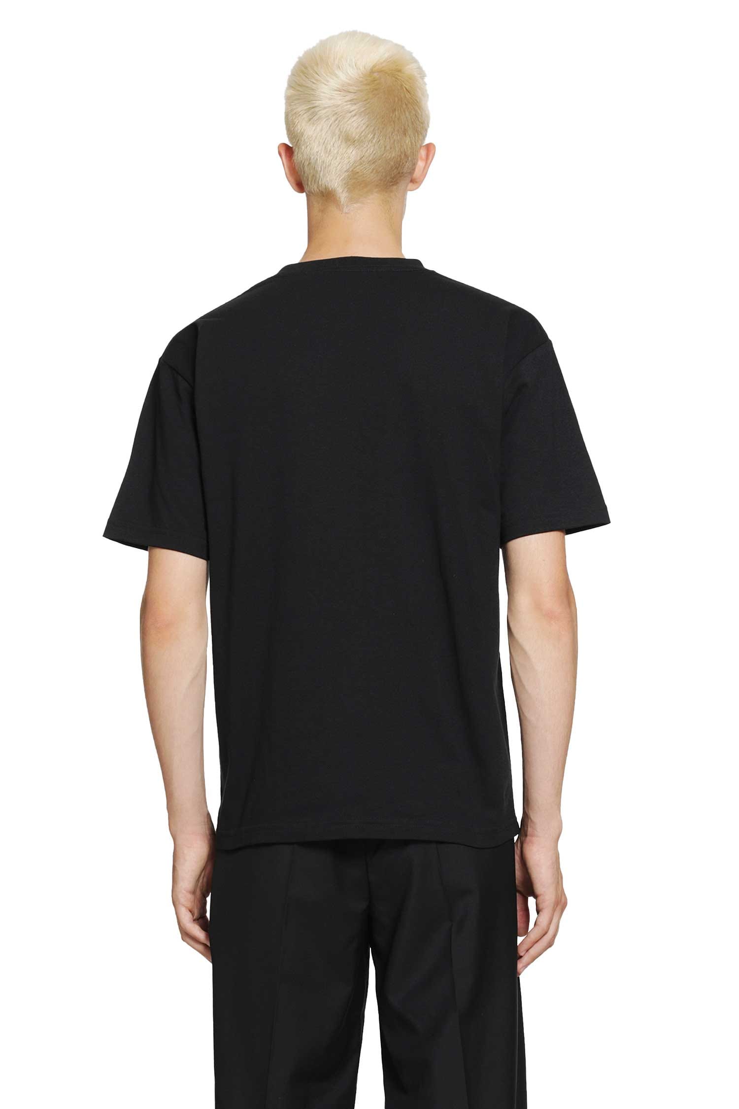 Valentino Cotton T-Shirt with Panther Print