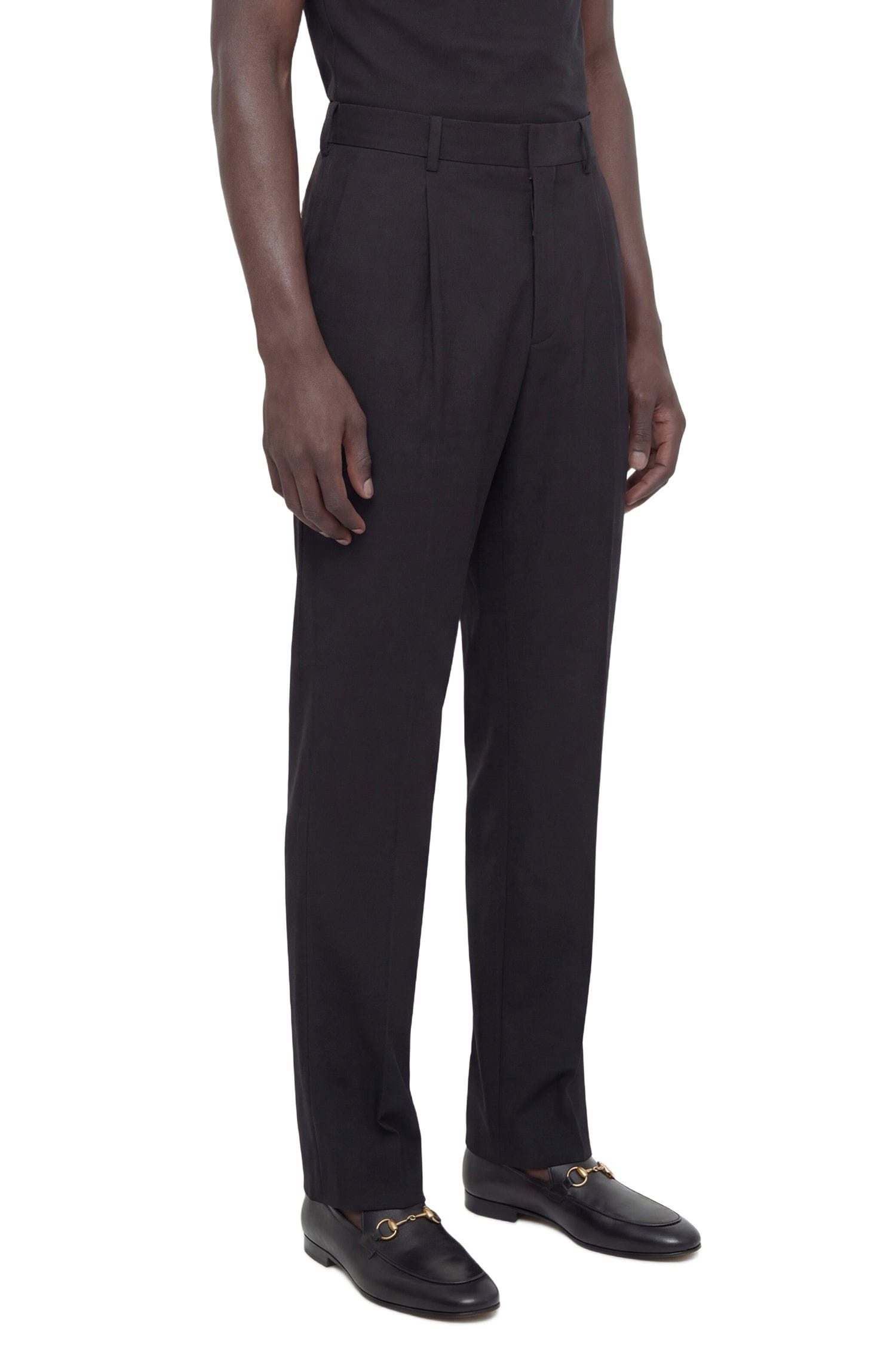 Gucci Wool Silk Twill Pants
