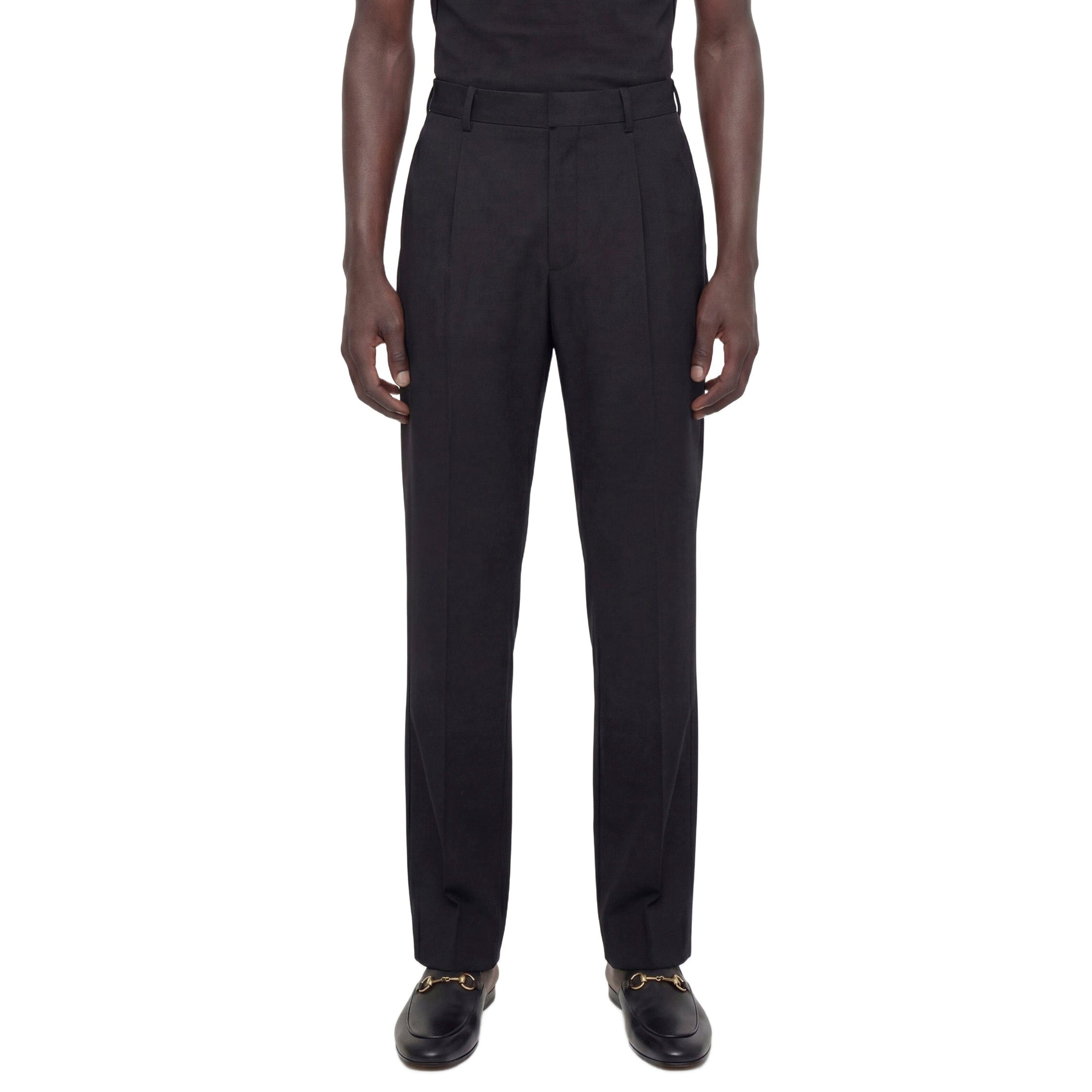 Gucci Wool Silk Twill Pants