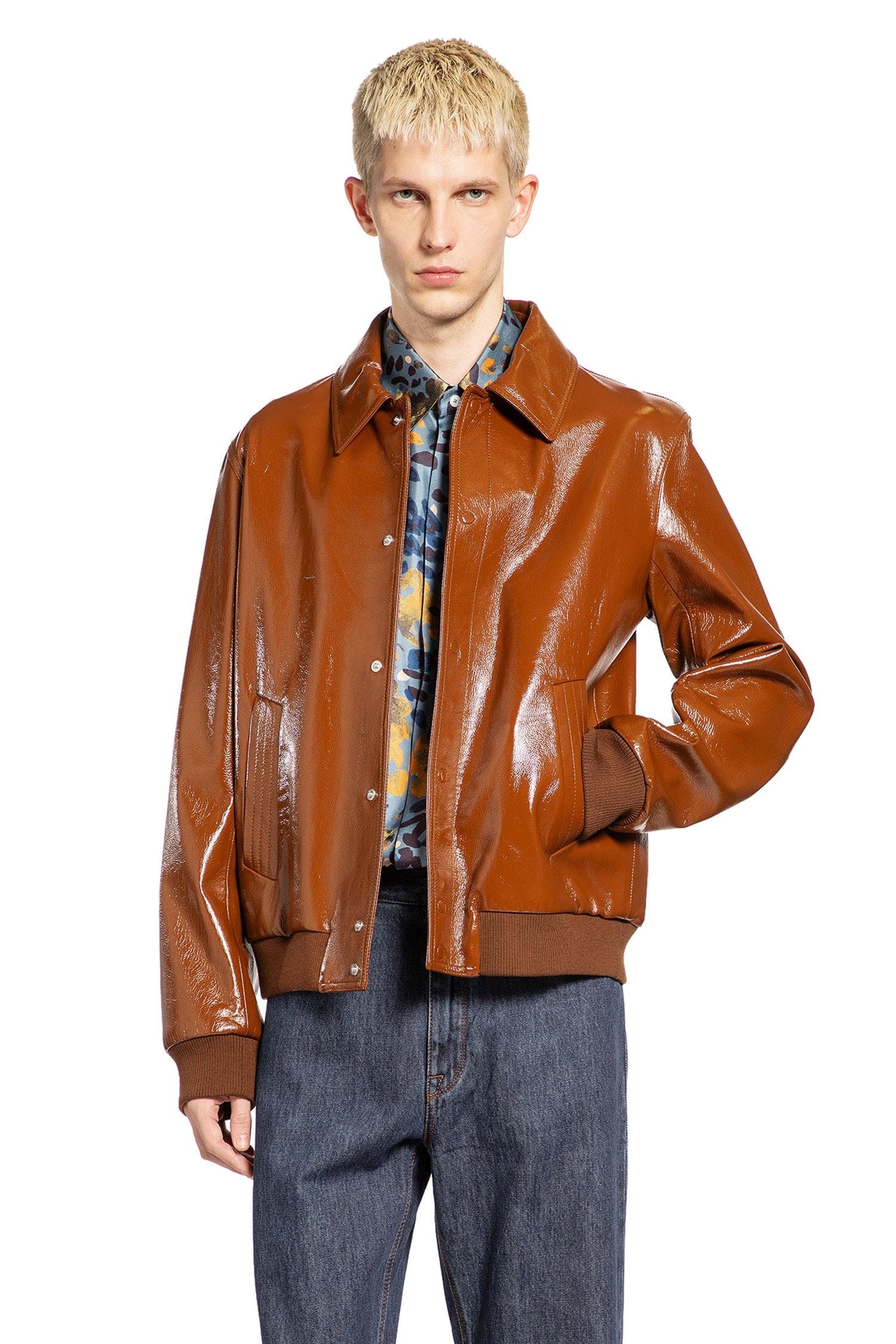 Fendi Lacquered Leather Jacket
