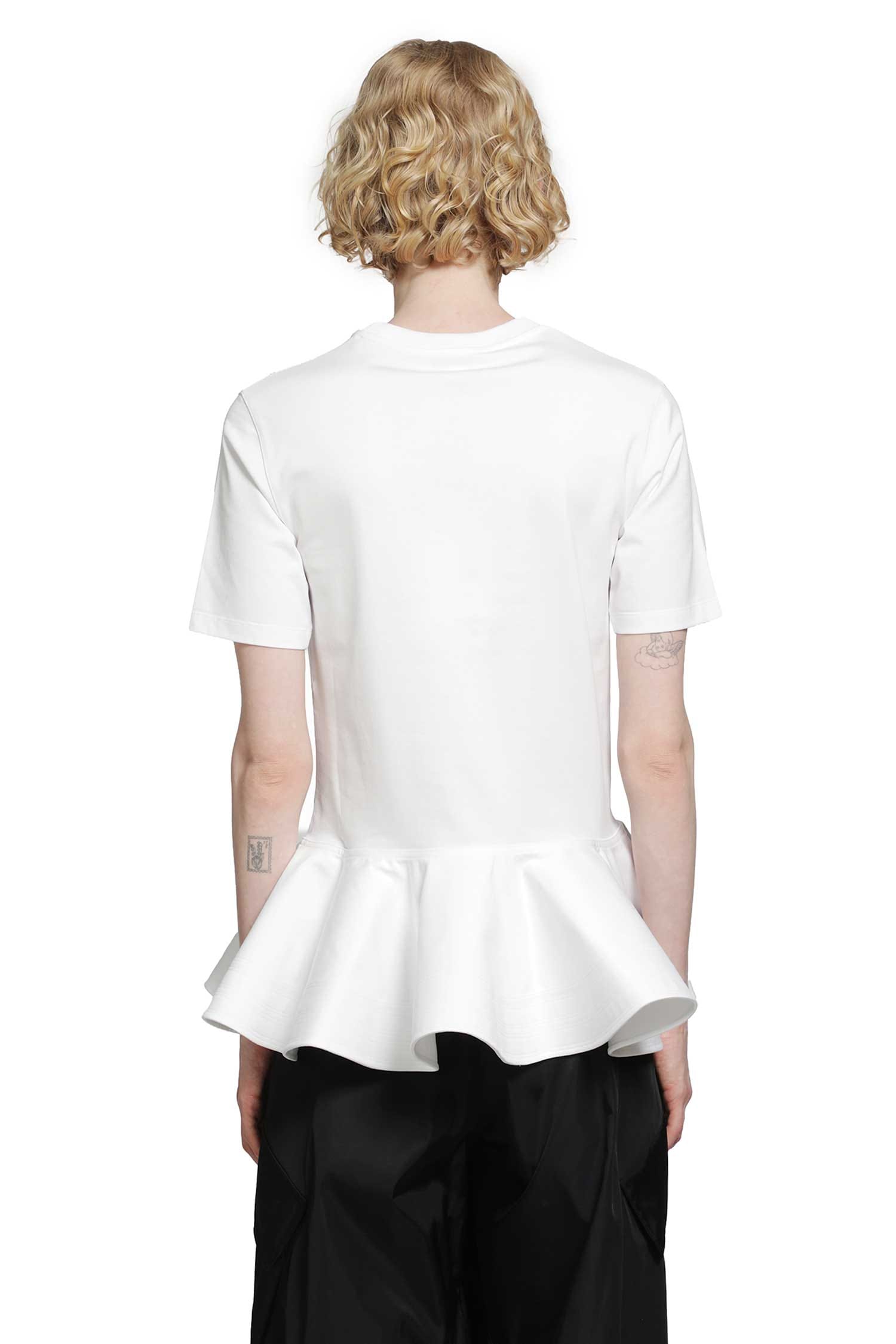 Alaia Cotton Jersey Crinoline T-Shirt