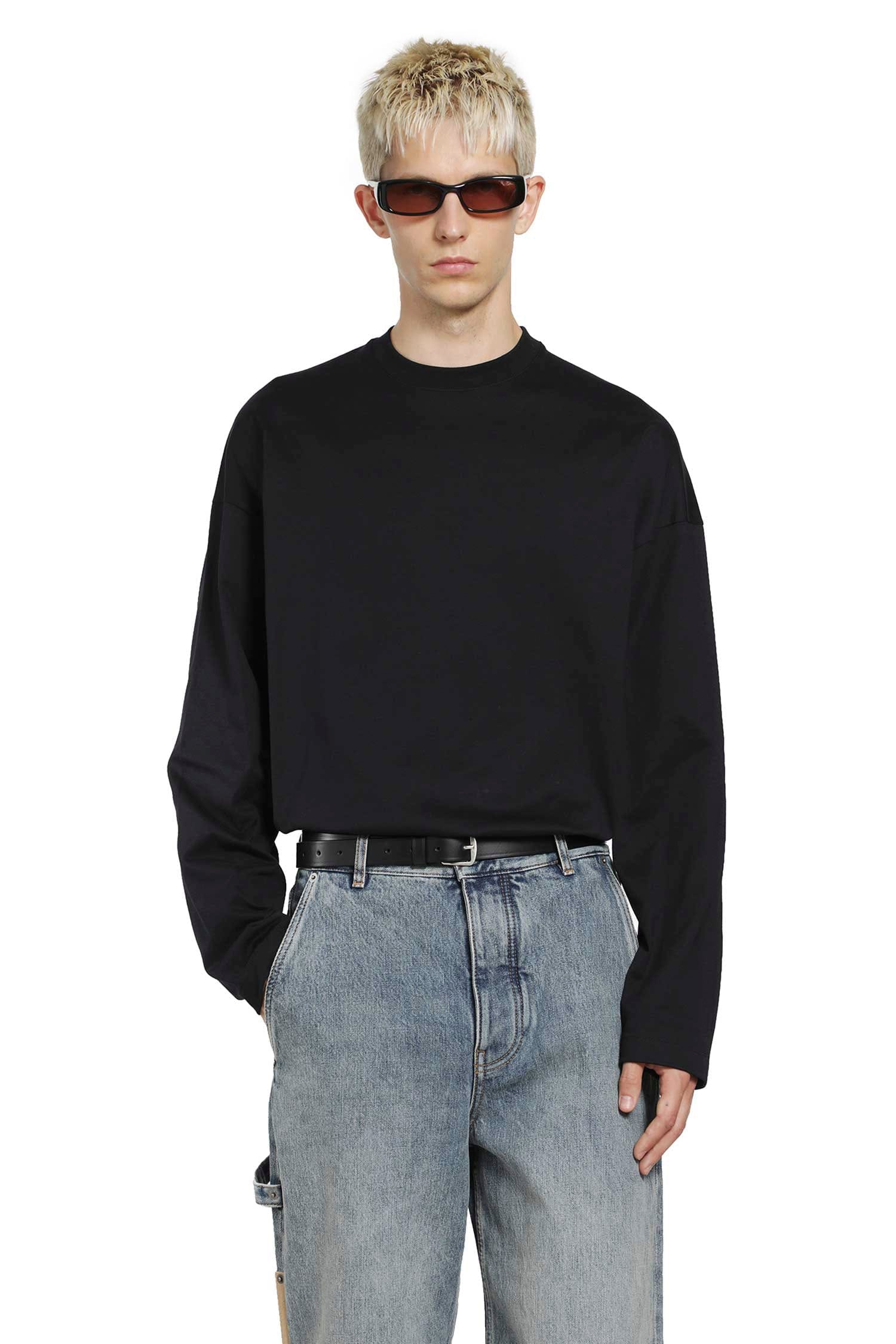Jil Sander Cotton Crewneck Long Sleeve T-Shirt