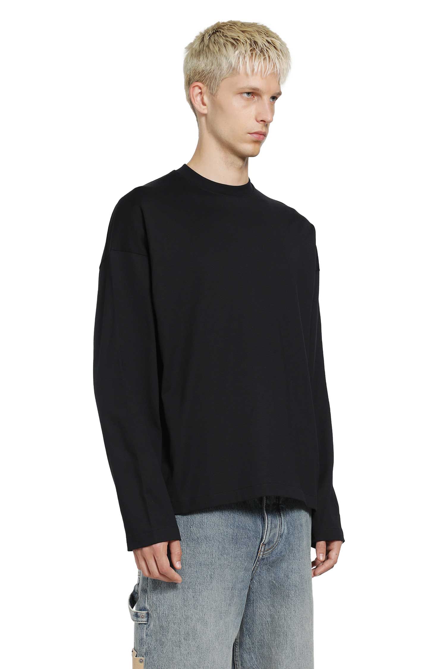 Jil Sander Cotton Crewneck Long Sleeve T-Shirt