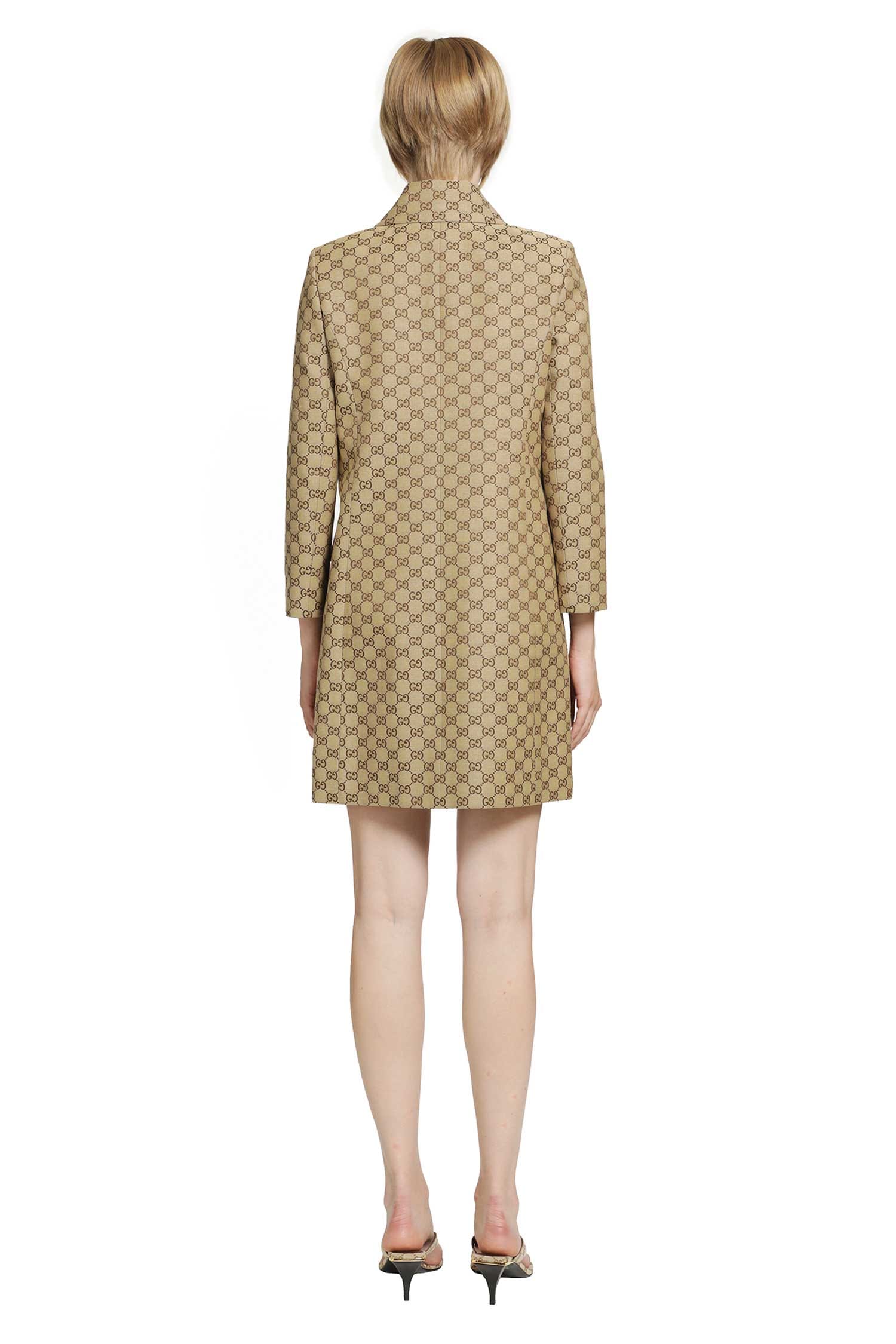 Gucci GG Cotton Canvas Coat