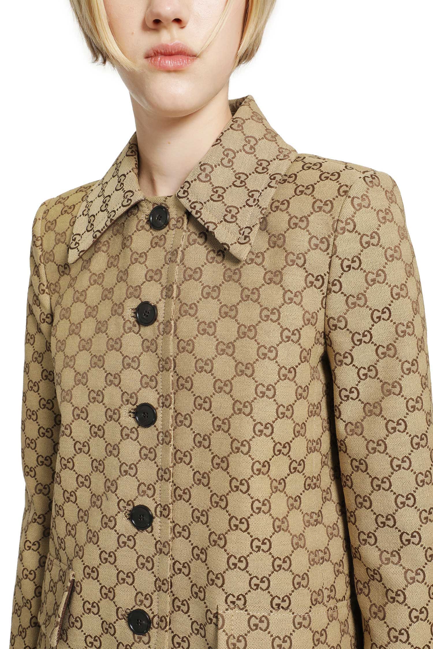 Gucci GG Cotton Canvas Coat