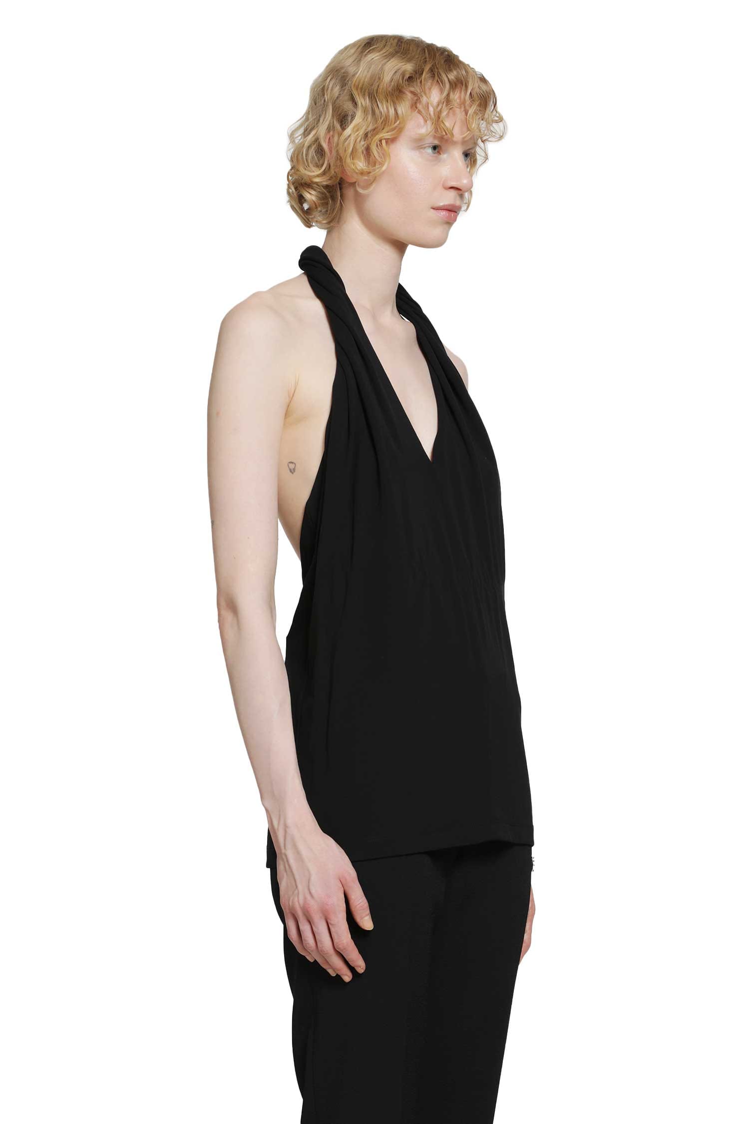 TOTEME Twisted Jersey Halter Top
