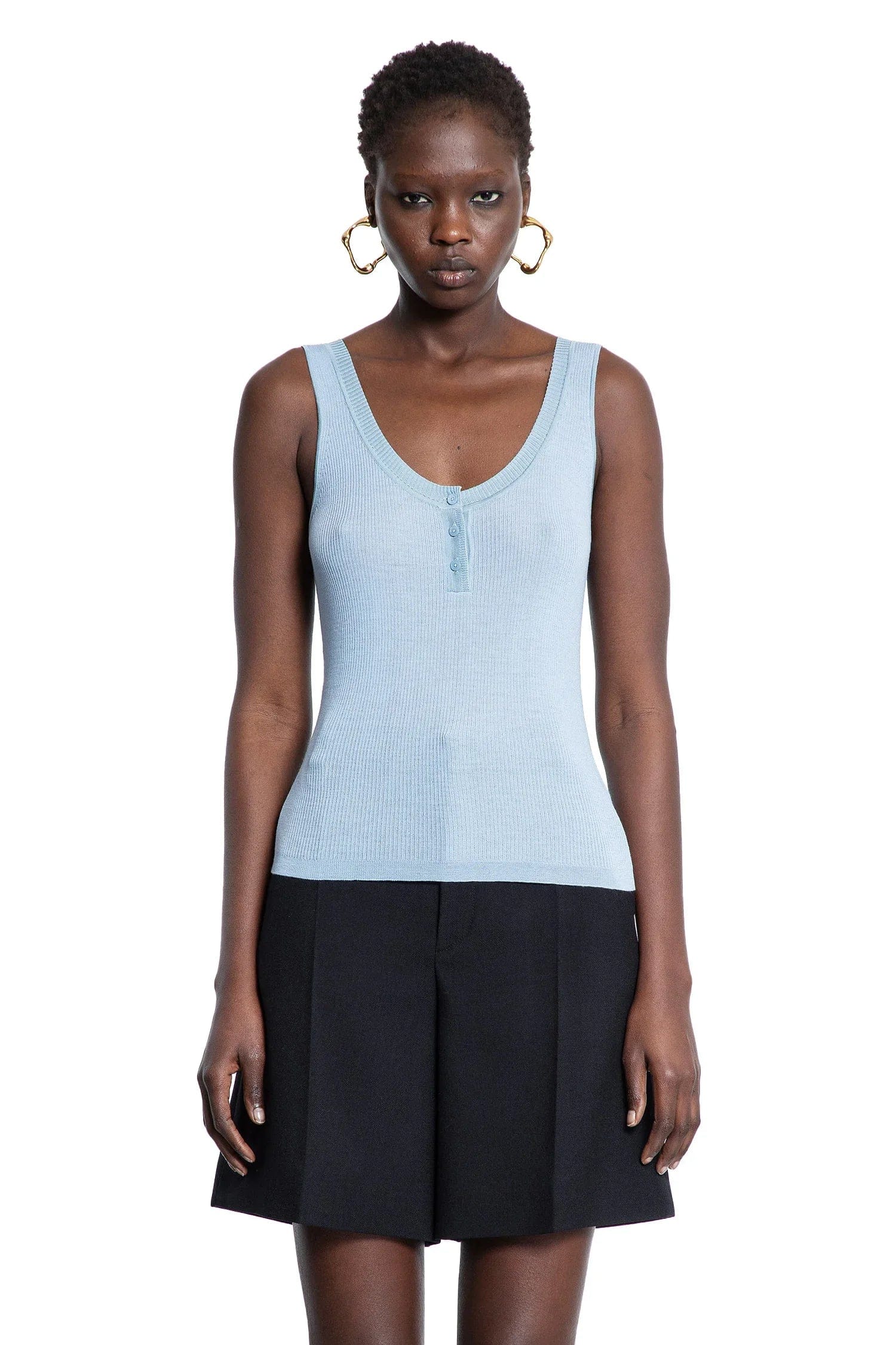 Chloe Tank Top In Wool Knit