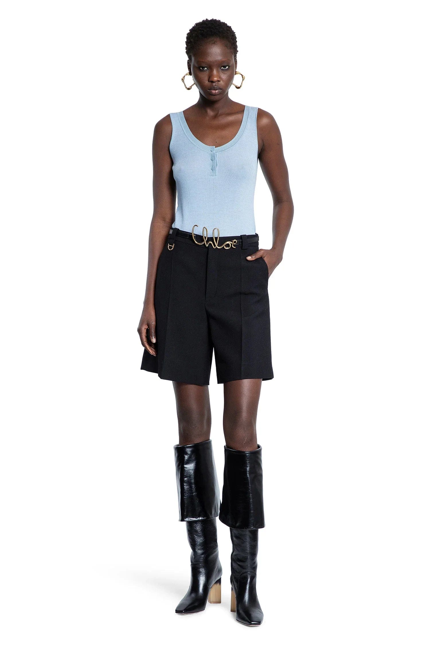Chloe Tank Top In Wool Knit