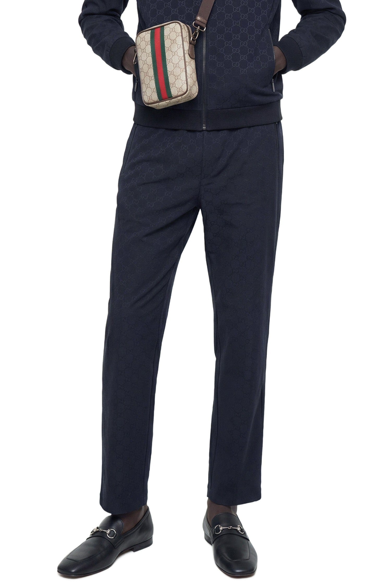 Gucci Stretch GG Nylon Jersey Sweatpants