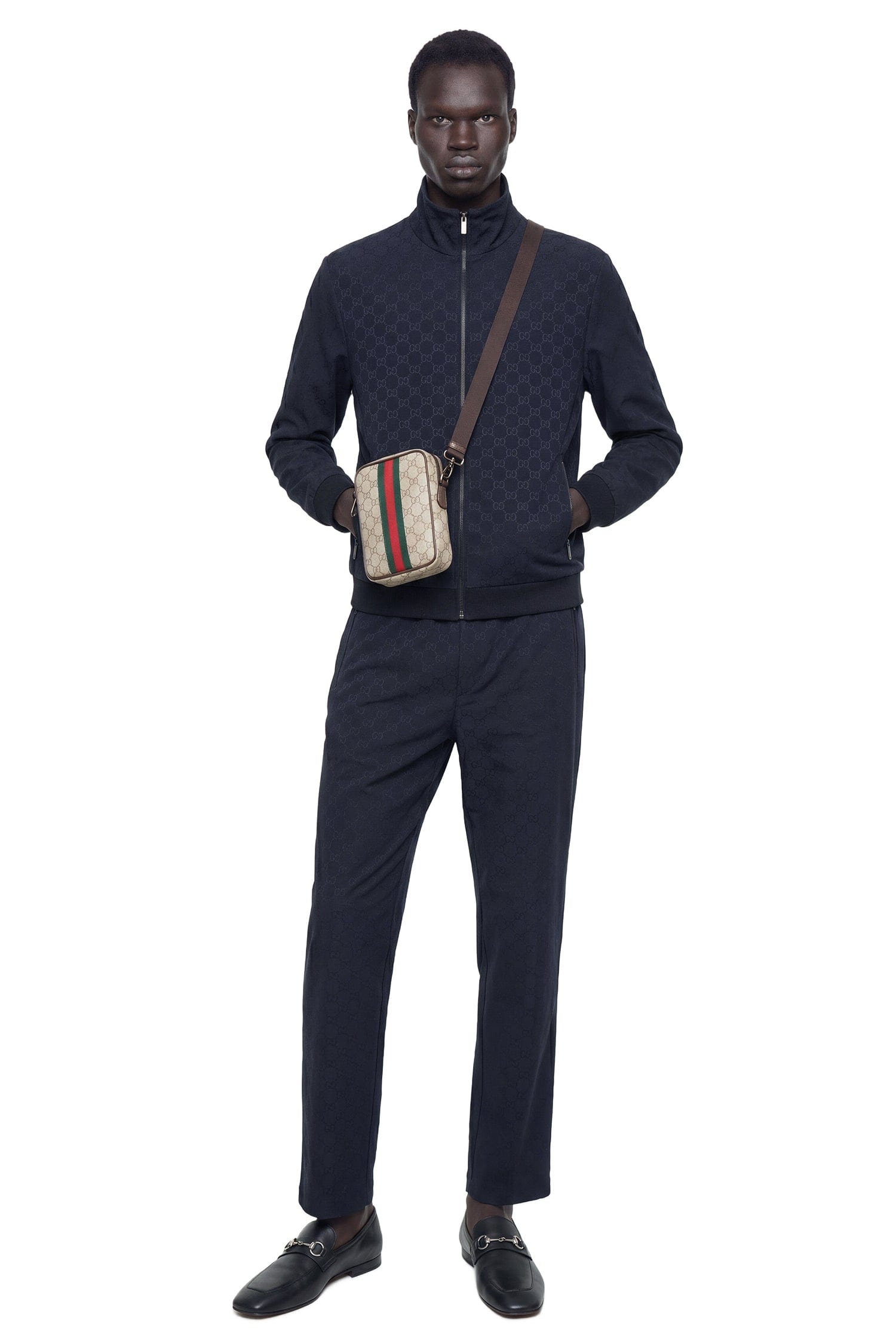 Gucci Stretch GG Nylon Jersey Sweatpants