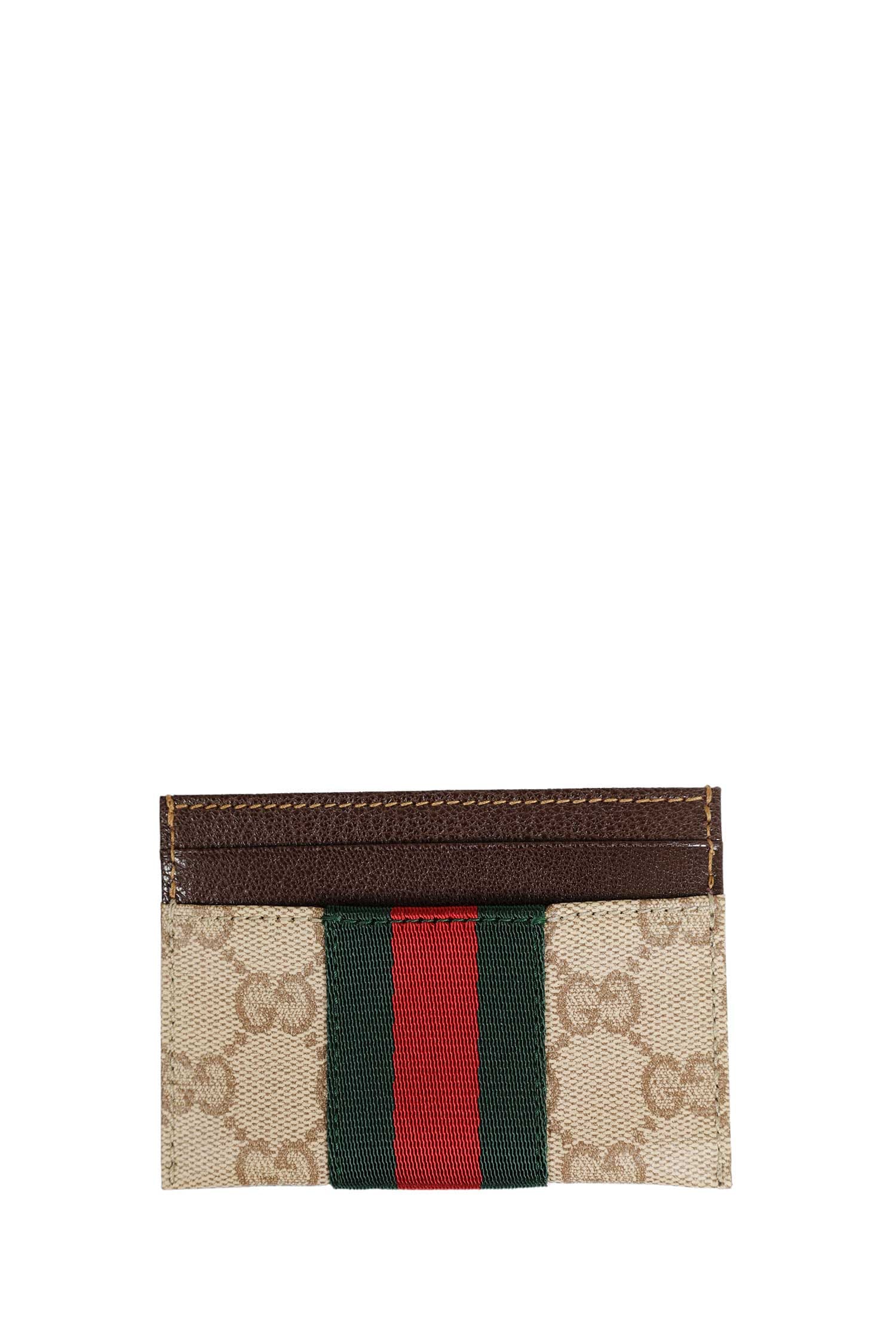 Gucci Coated GG Canvas Card Holder