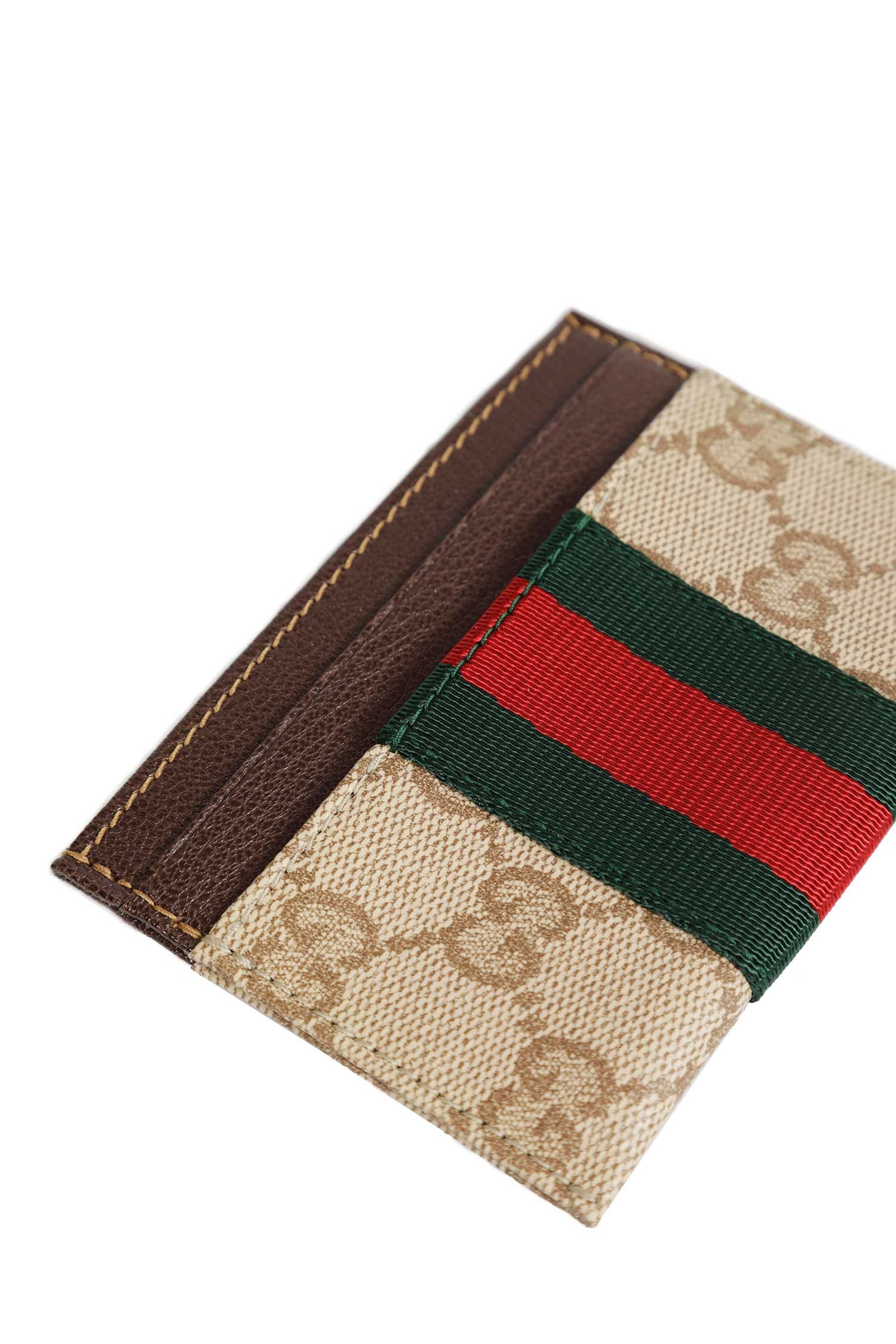 Gucci Coated GG Canvas Card Holder