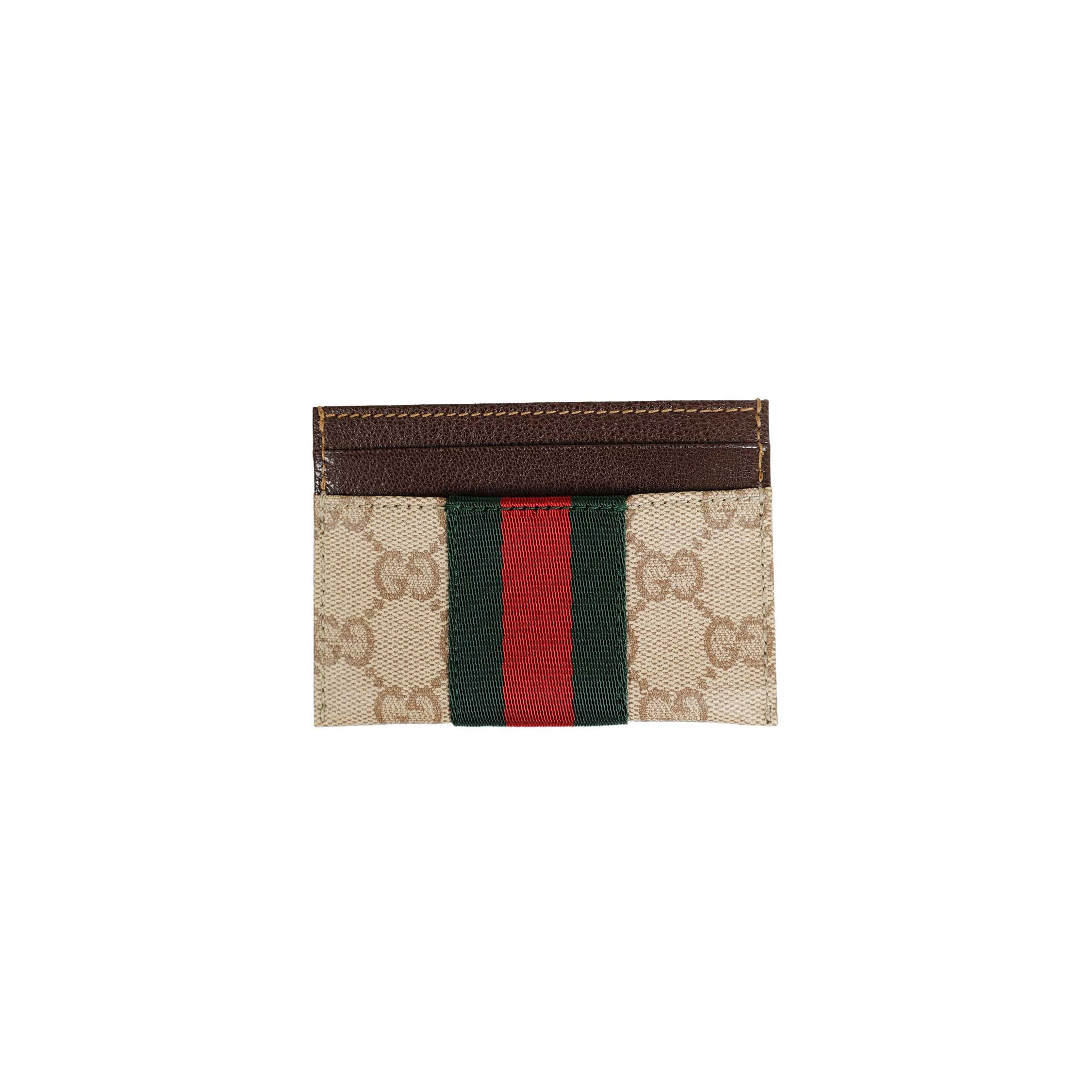Gucci Coated GG Canvas Card Holder