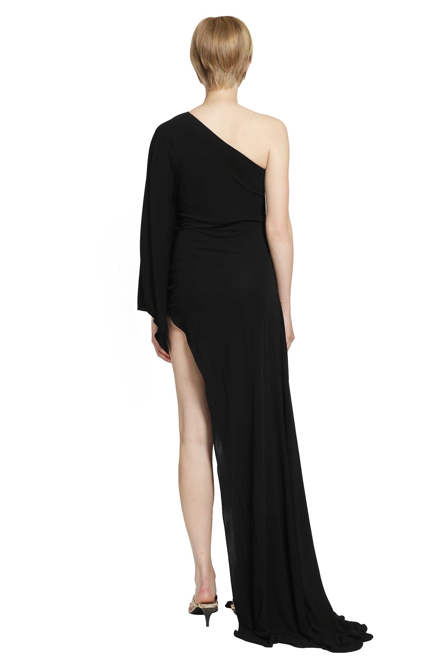 Gucci Asymmetric Viscose Jersey Long dress