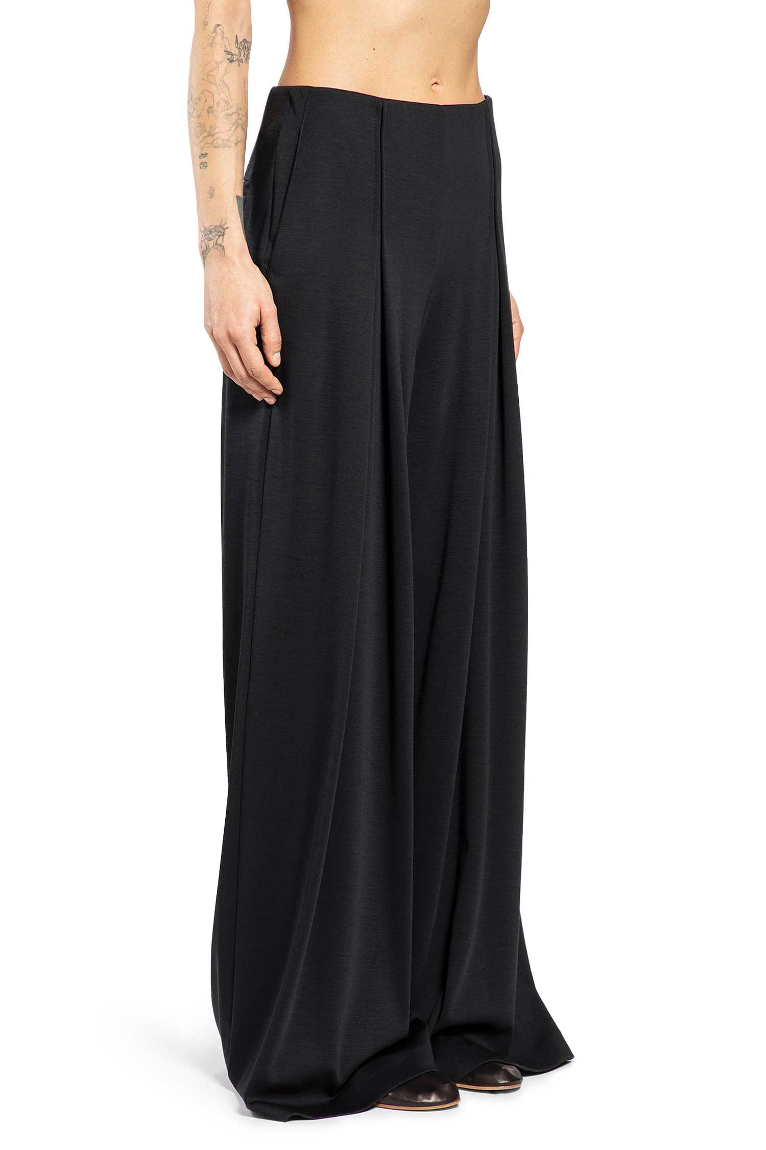 Max Mara Wool Jersey Trousers