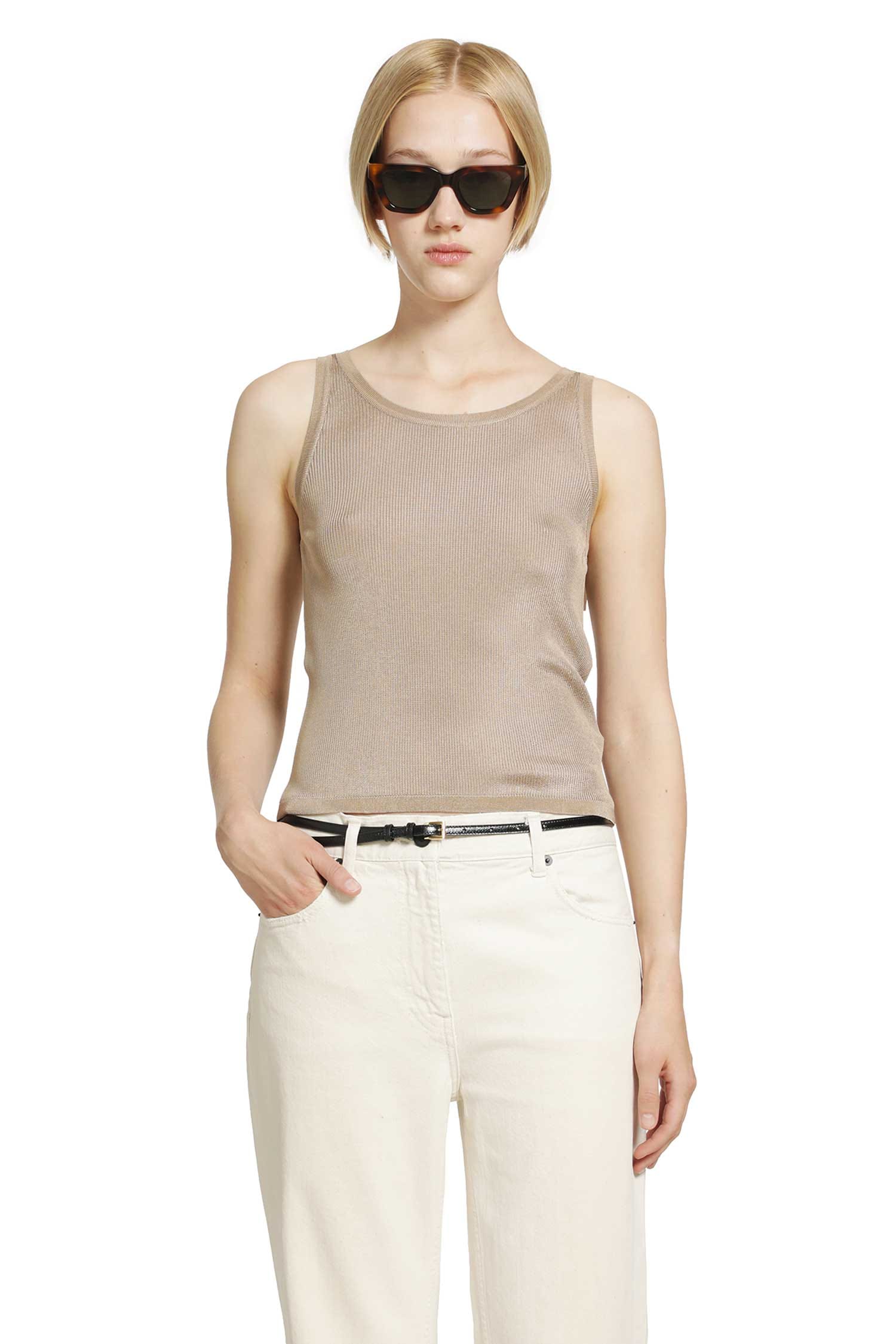 Saint Laurent Viscose Tank Top