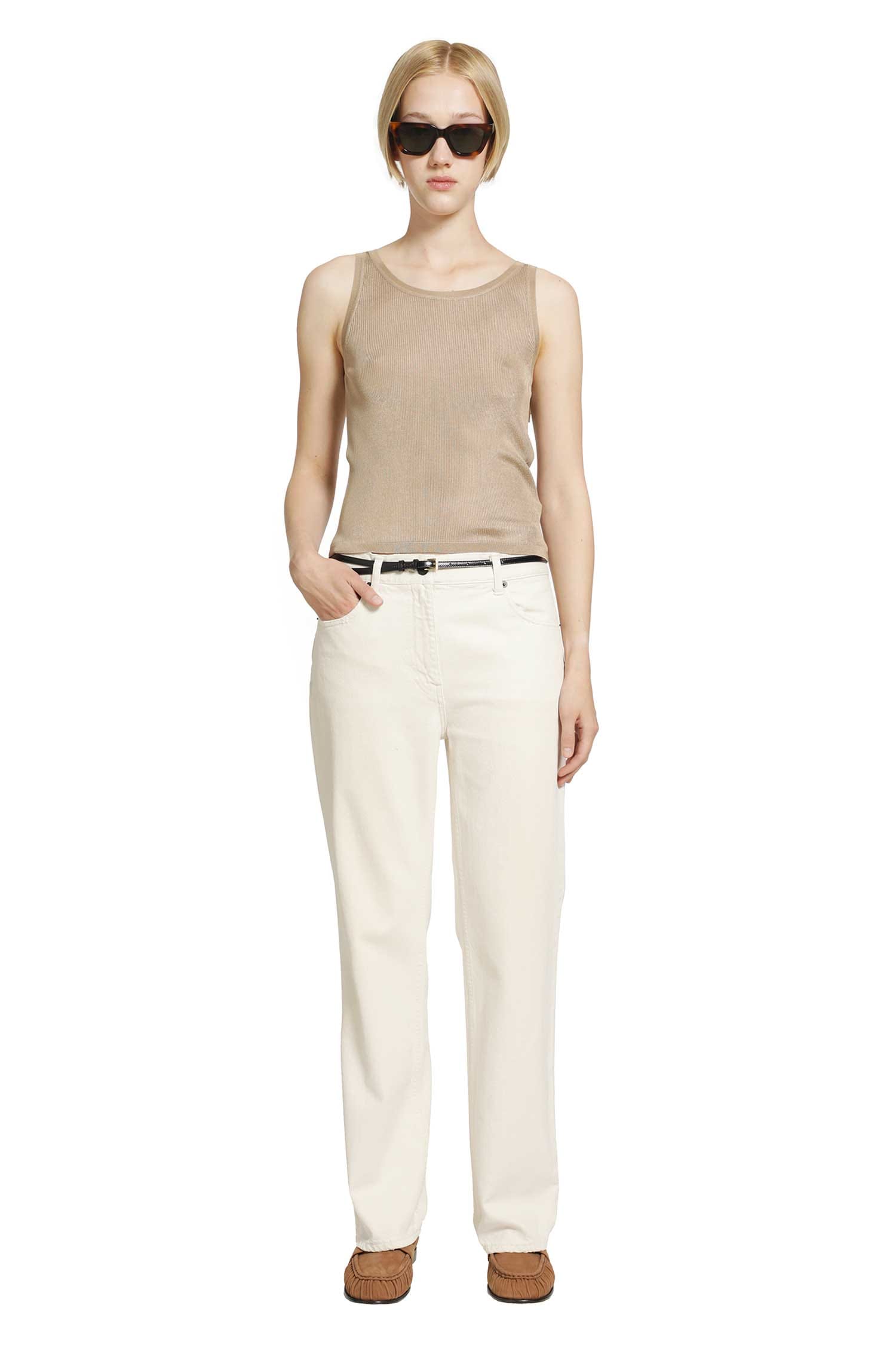 Saint Laurent Viscose Tank Top