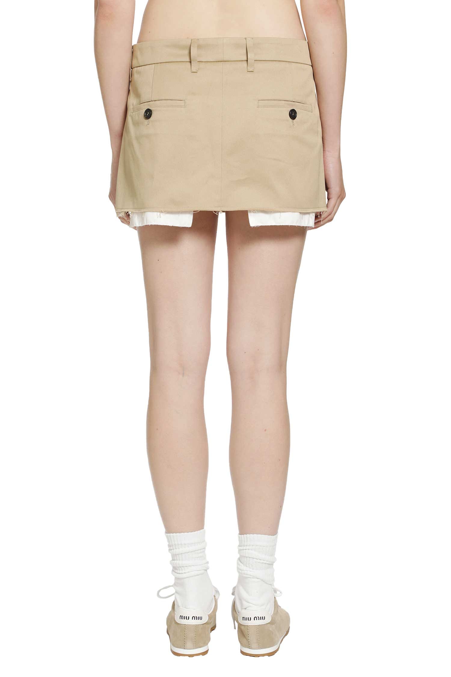 Miu Miu Chino Mini Skirt