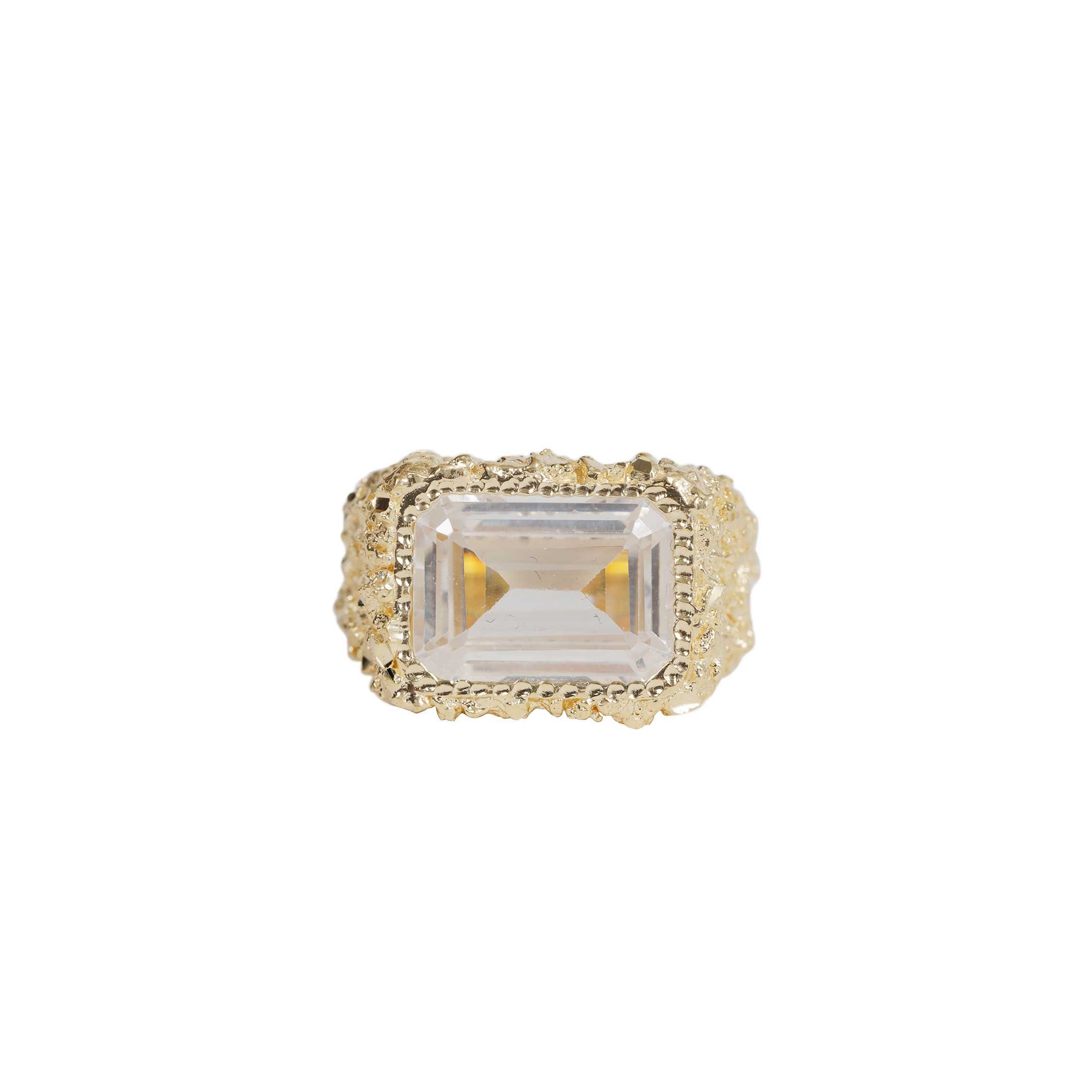 VENEDA CARTER Rectangle Crystal Ring