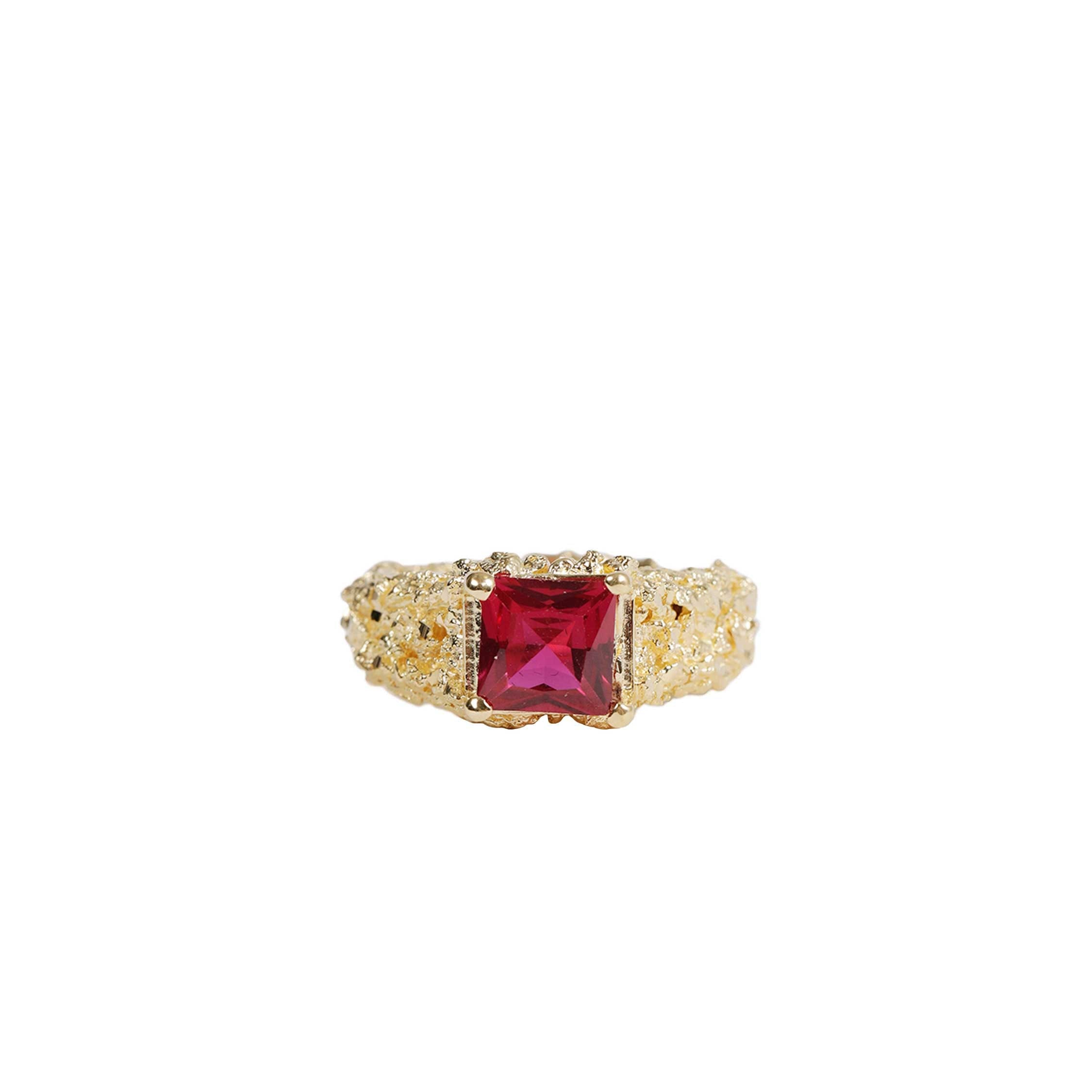 VENEDA CARTER Ruby Signet Ring