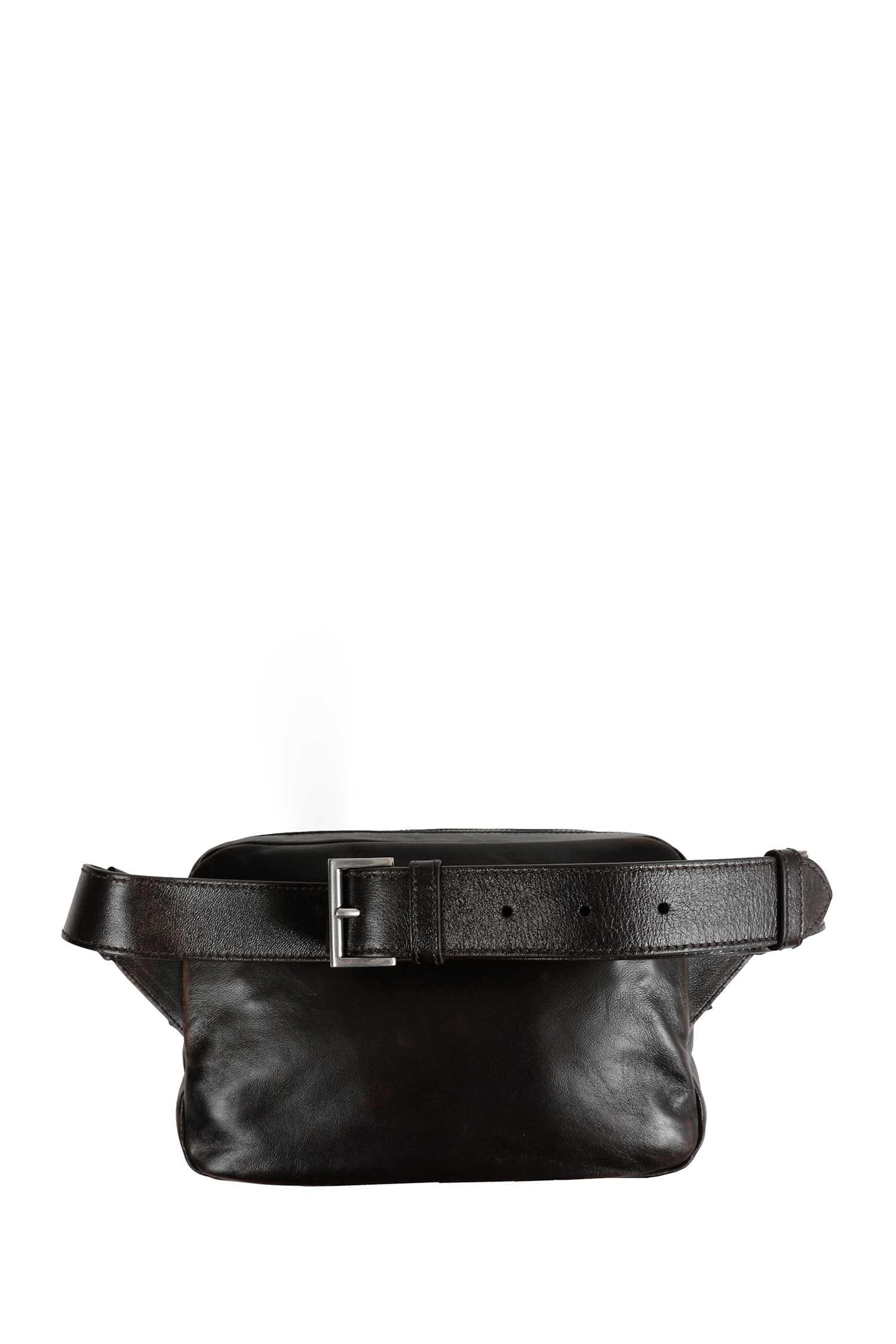 Prada Distressed Nappa Leather Shoulder Bag