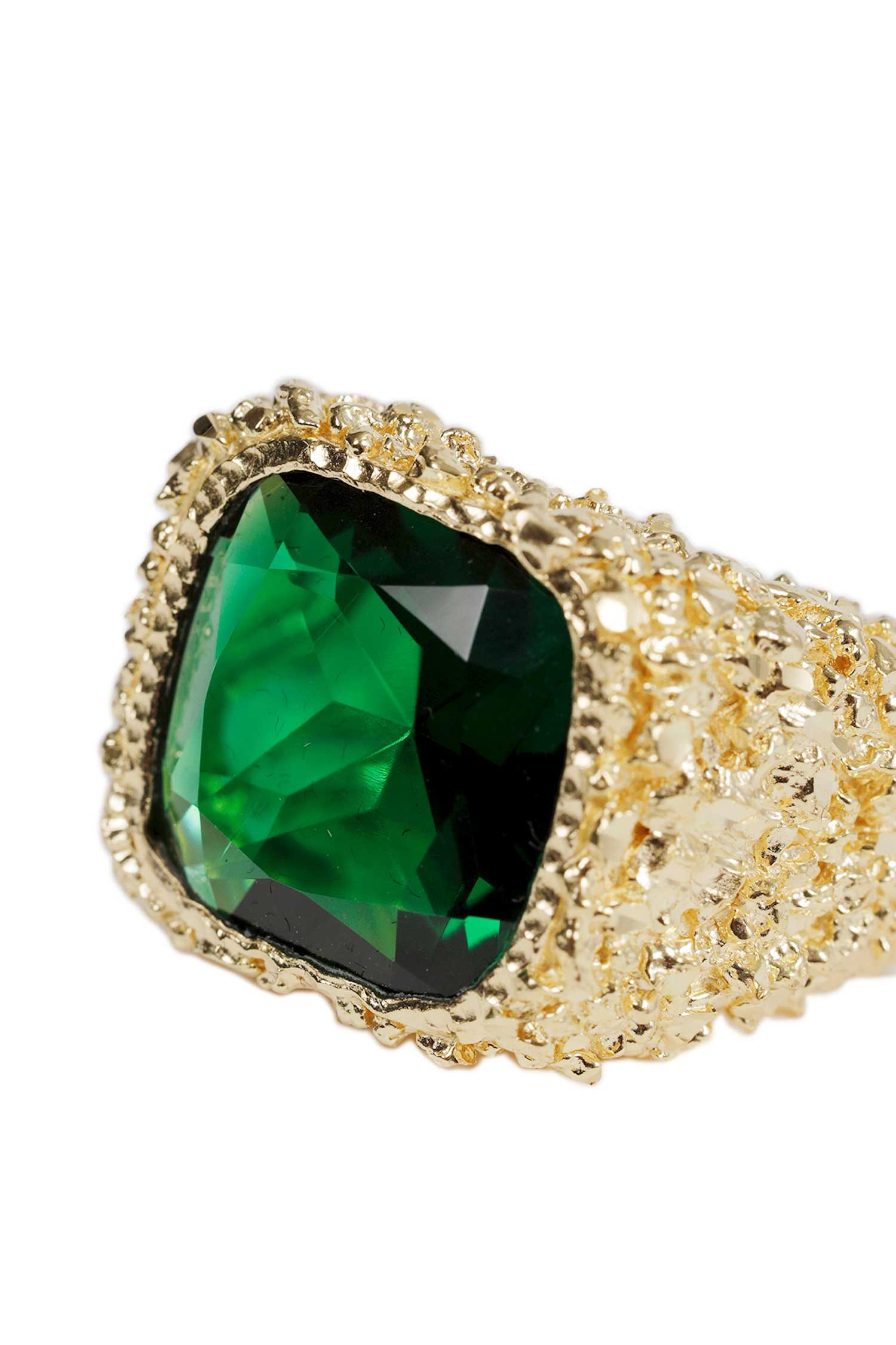 VENEDA CARTER Large Square Emerald Ring