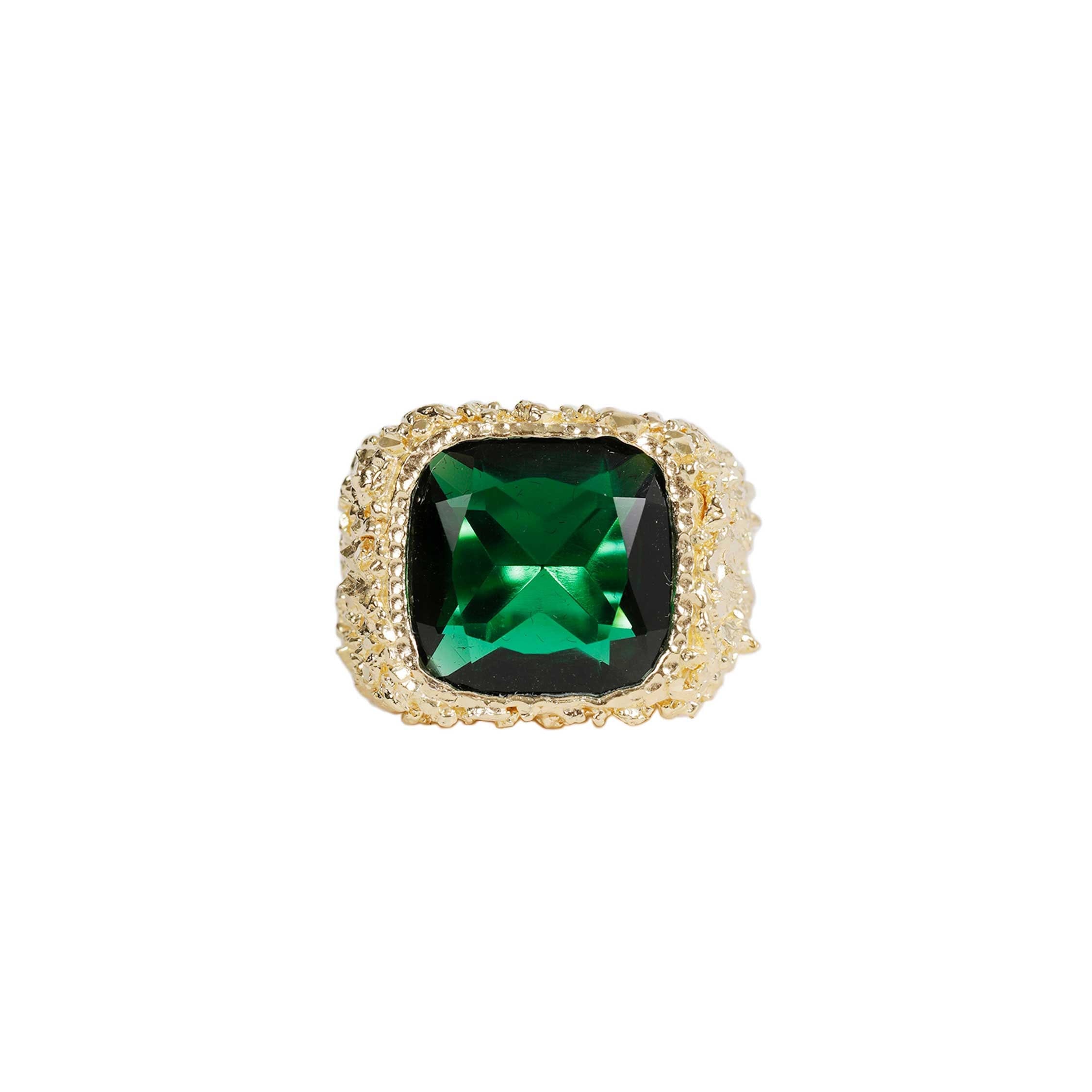 VENEDA CARTER Large Square Emerald Ring