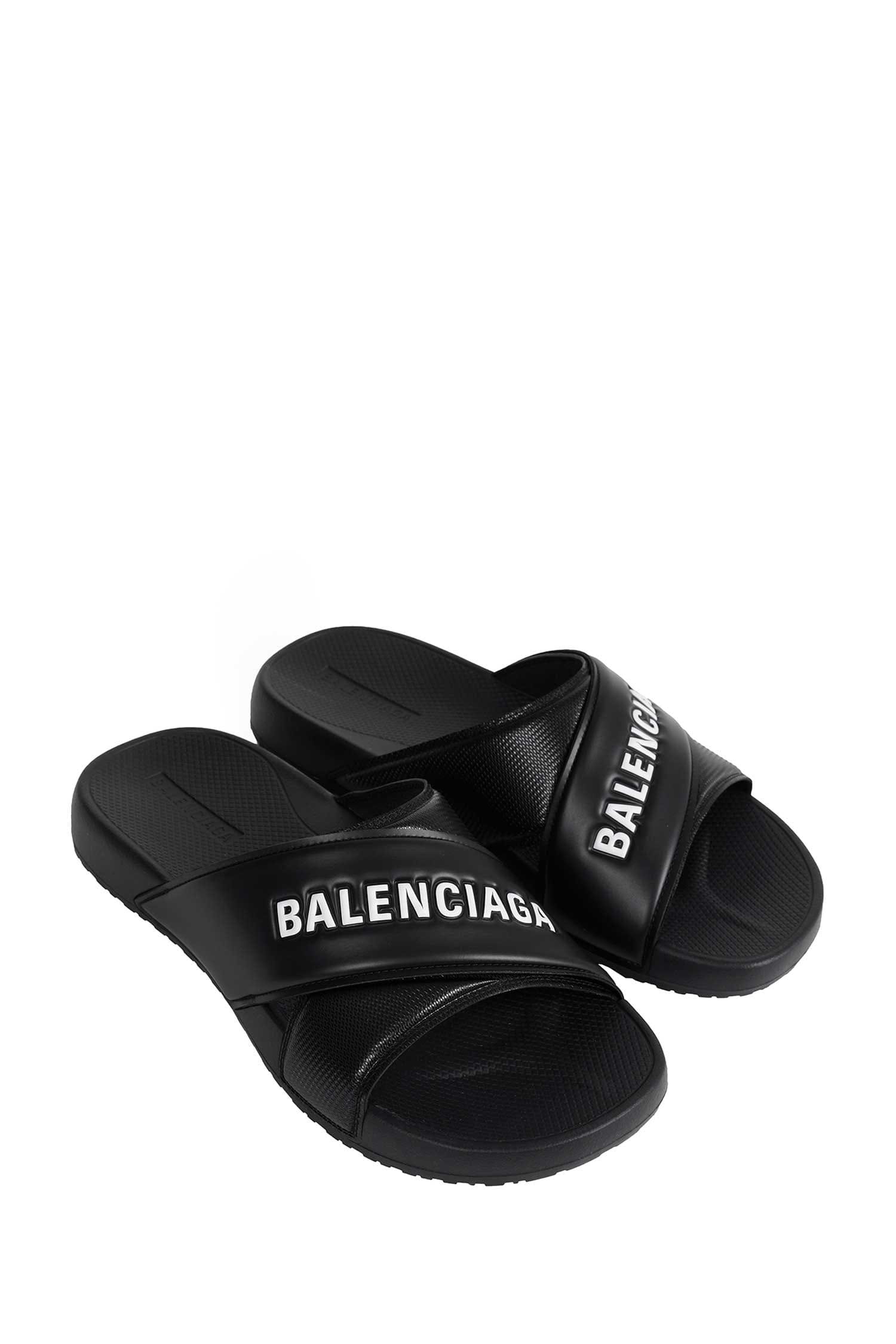 Balenciaga Sporty Pool Slides