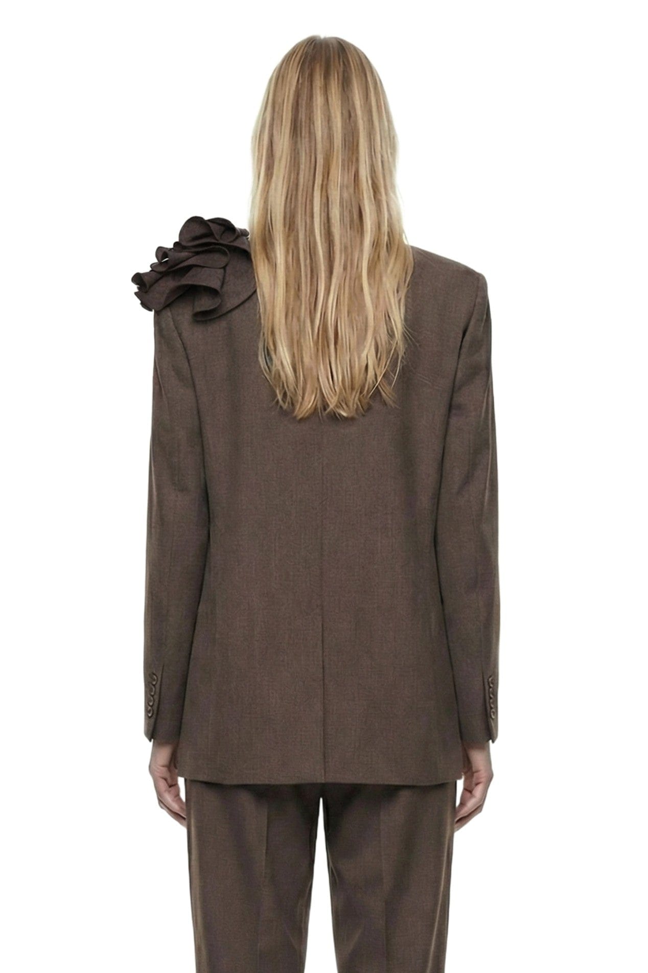 Magda Butrym Linen Flower Blazer