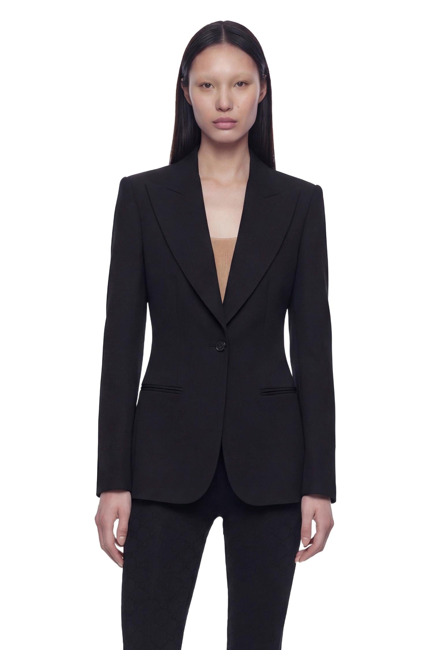 Gucci Technical Stretch Wool Blazer