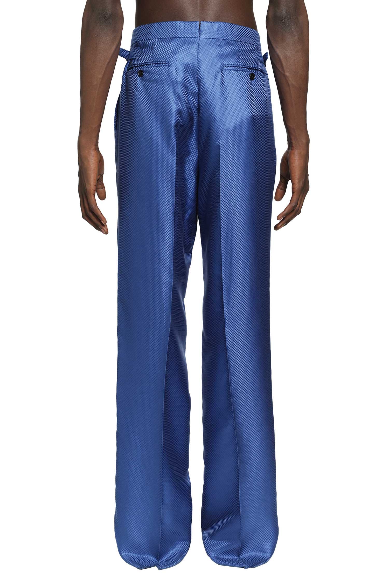 TOM FORD Silk Hopsack Pleated Trousers