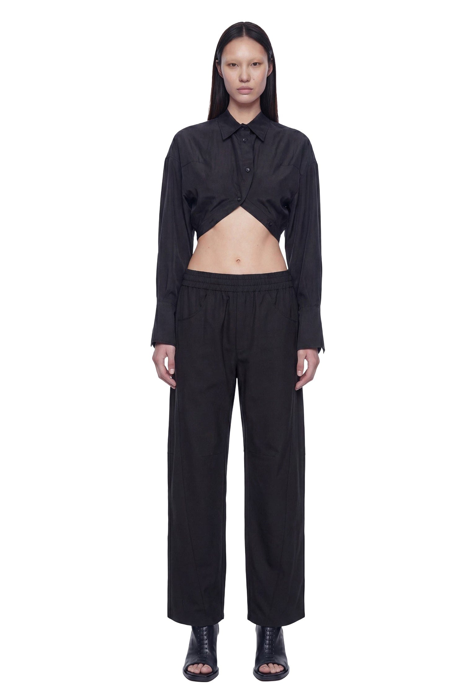 ANDREA YA AQOV Elastic Waist Pants