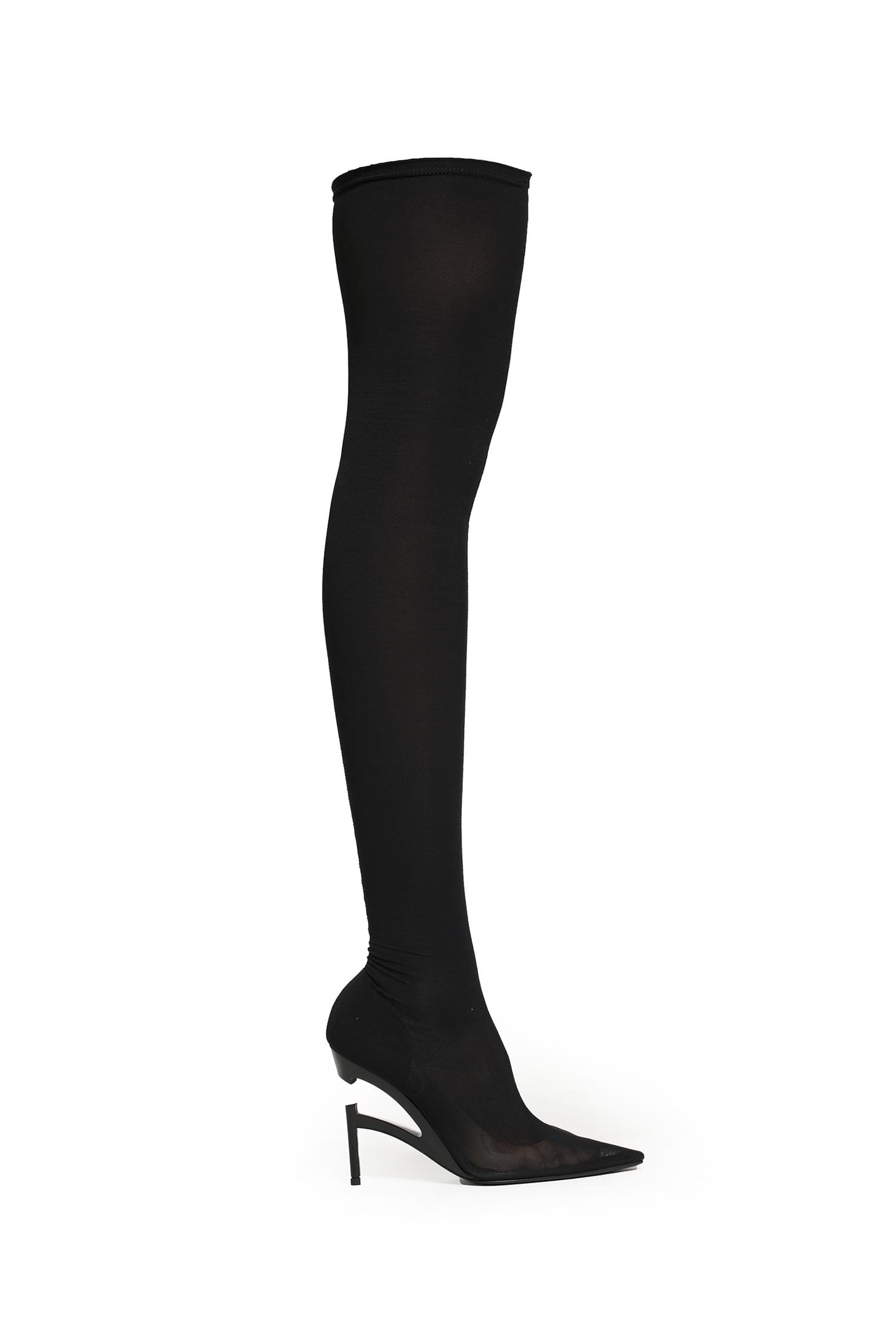 NVL GARDE Broken Heel Sculpting Knee High Boots